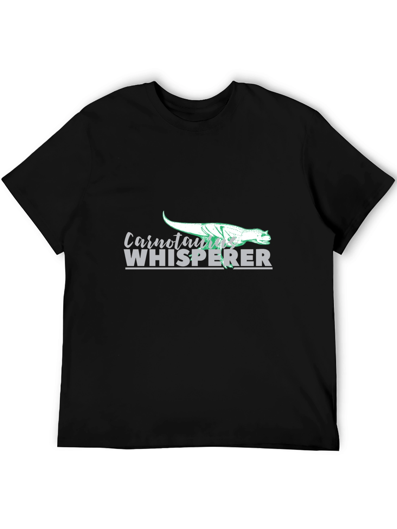 Carnotaurus Whisperer Graphic Tee - Black