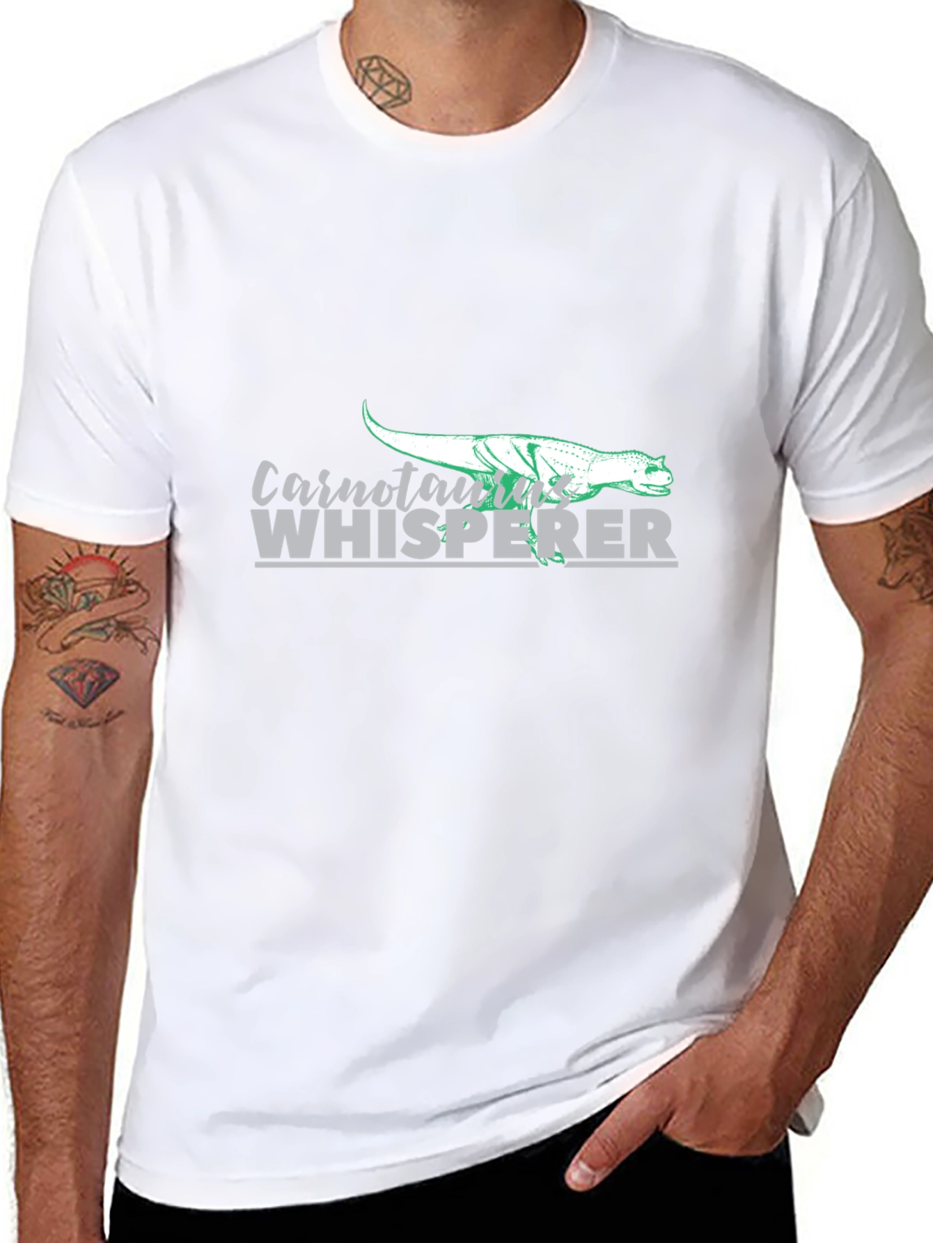 Carnotaurus Whisperer Graphic Tee - Black