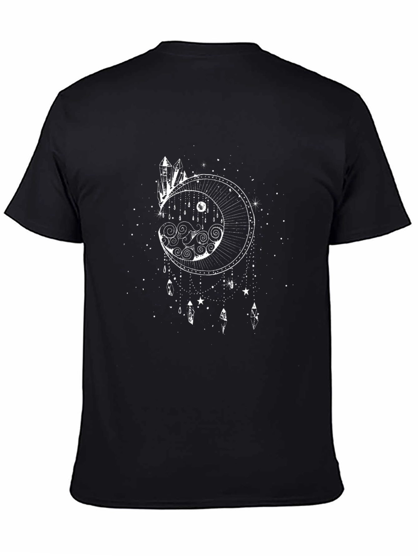 Mystic Moon Graphic Tee - Black T-Shirt
