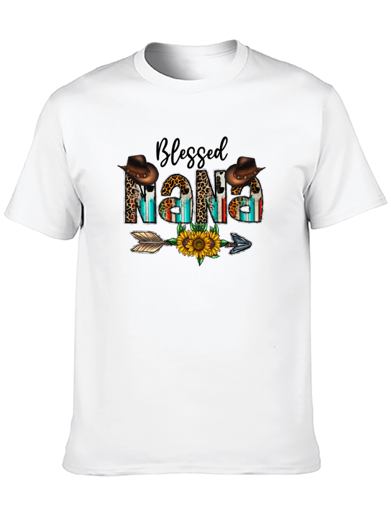 Blessed Nana Graphic Tee - Western Style