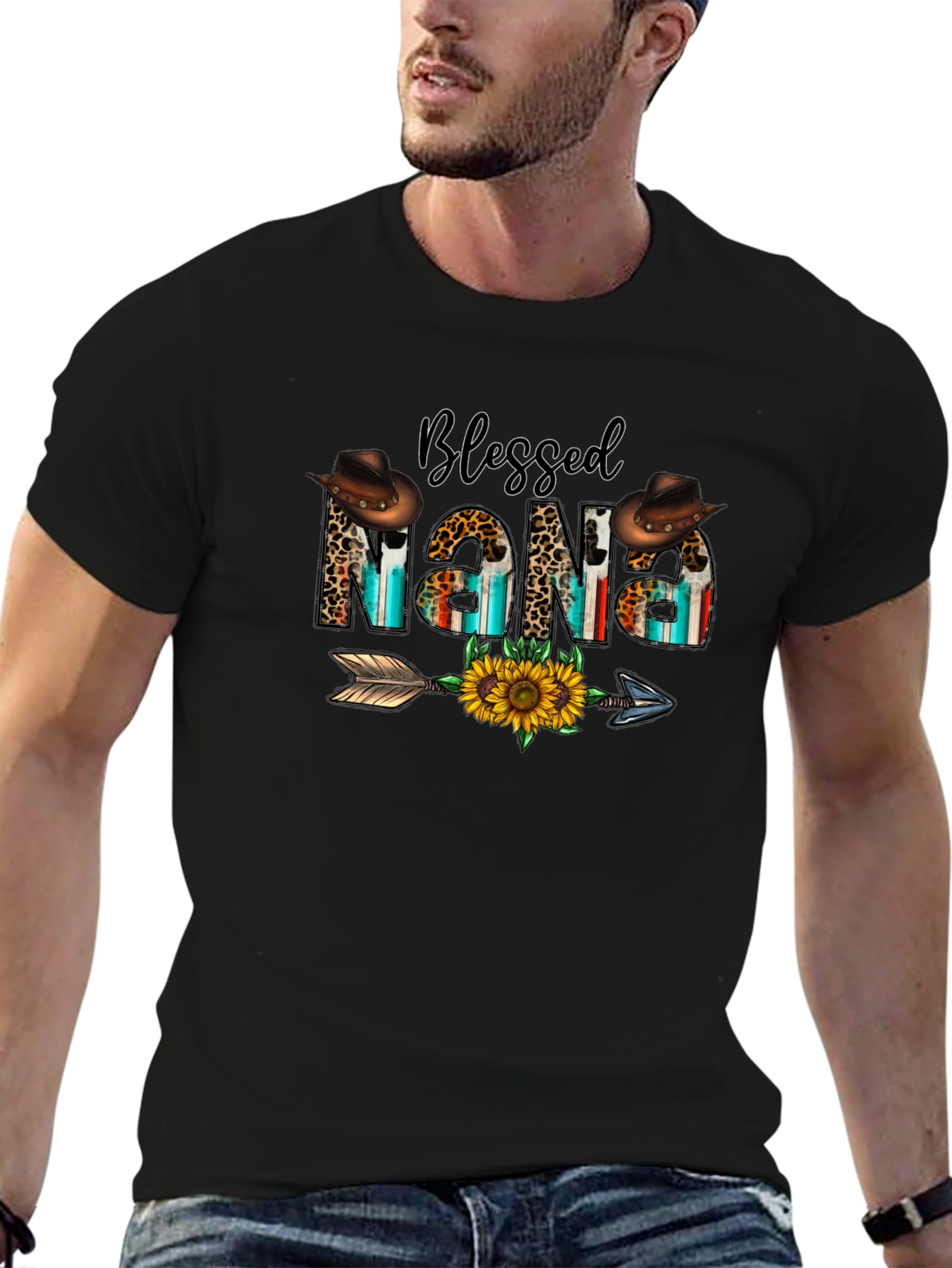 Blessed Nana Graphic Tee - Western Style