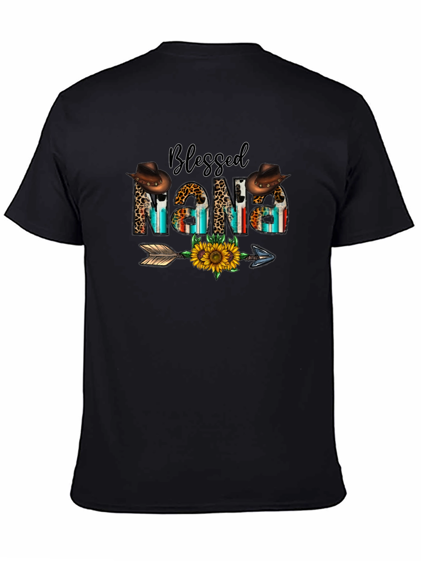 Blessed Nana Graphic Tee - Western Style