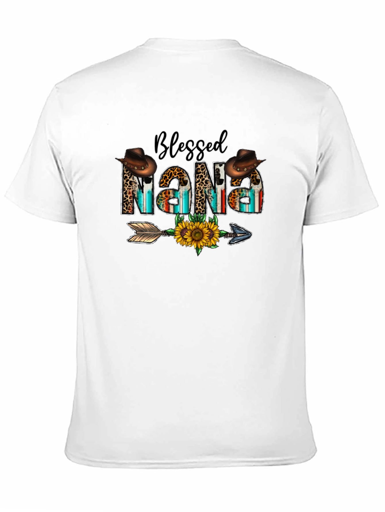 Blessed Nana Graphic Tee - Western Style