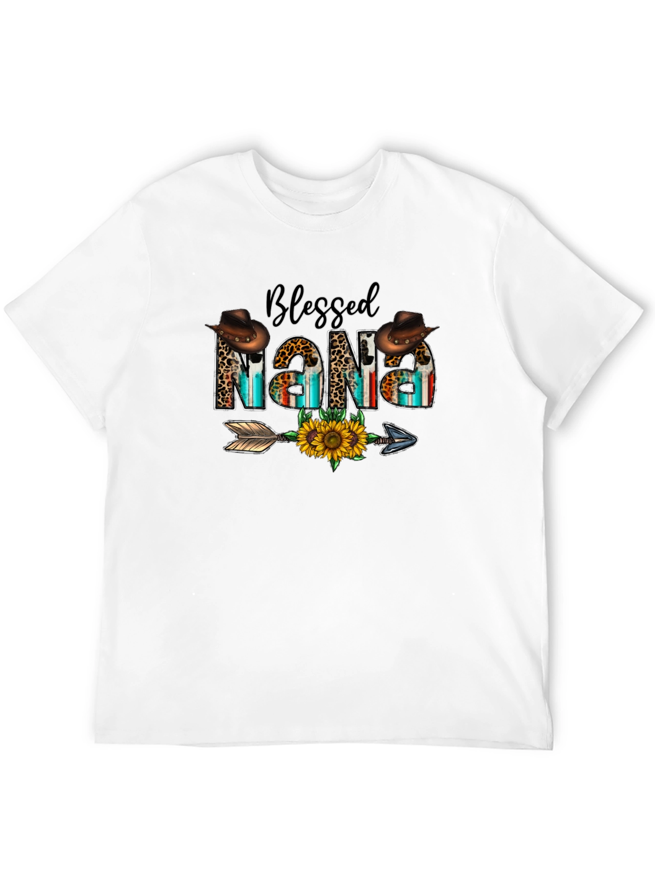 Blessed Nana Graphic Tee - Western Style