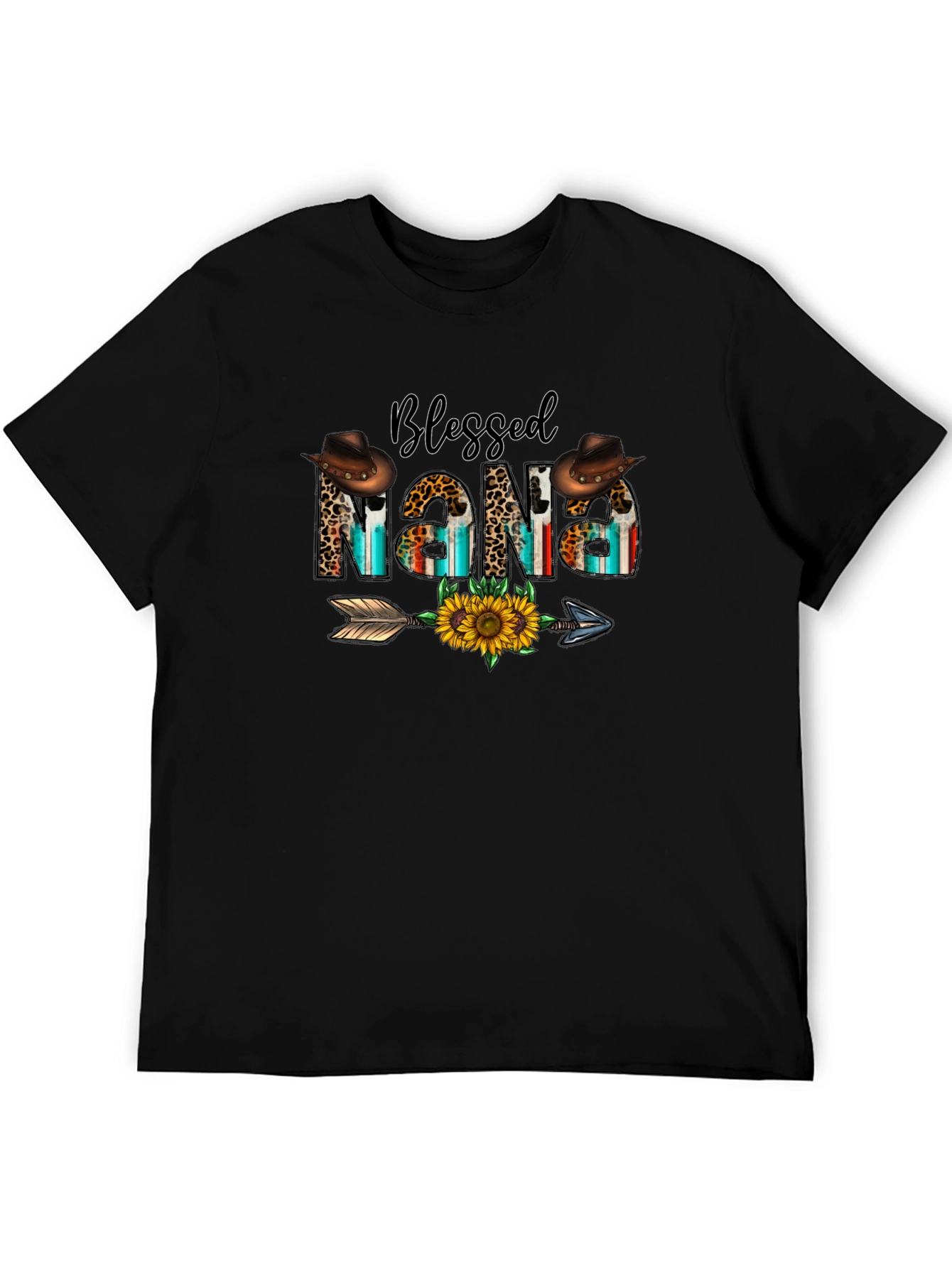 Blessed Nana Graphic Tee - Western Style