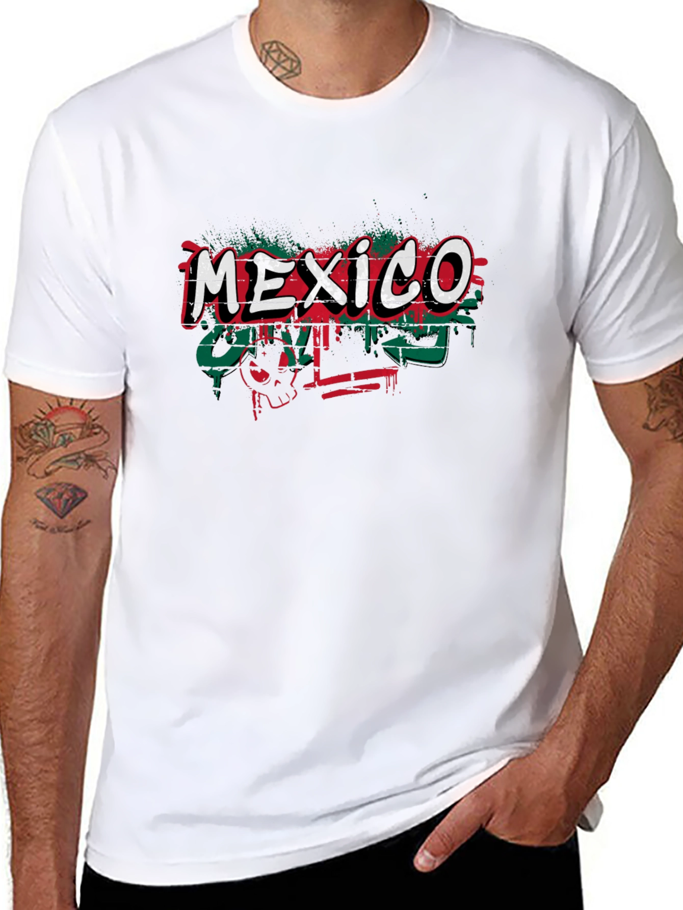 Mexico Graffiti Style T-Shirt