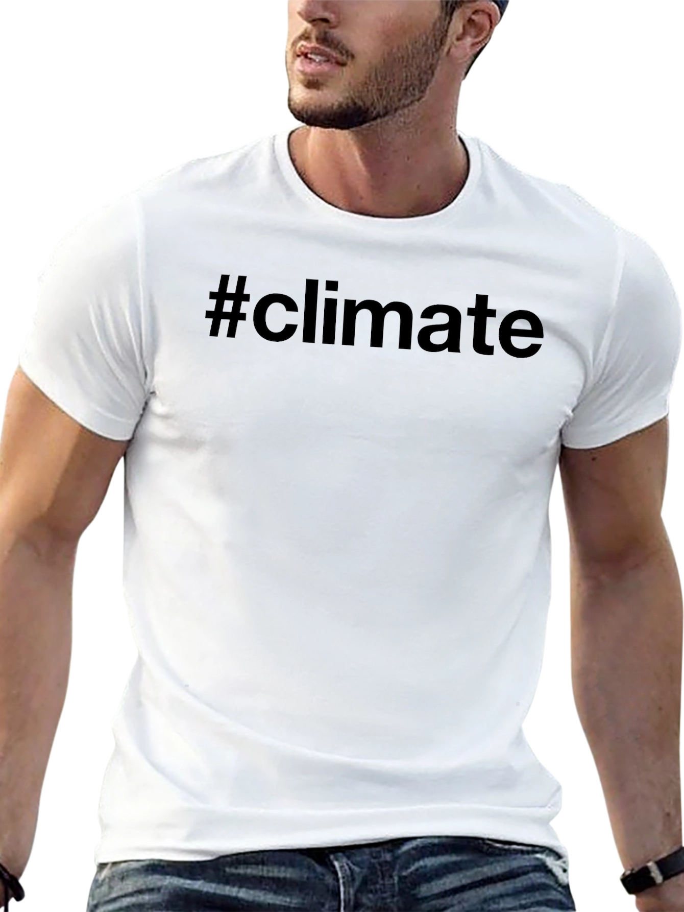 #climate Graphic T-Shirt - Environmental Awareness Tee