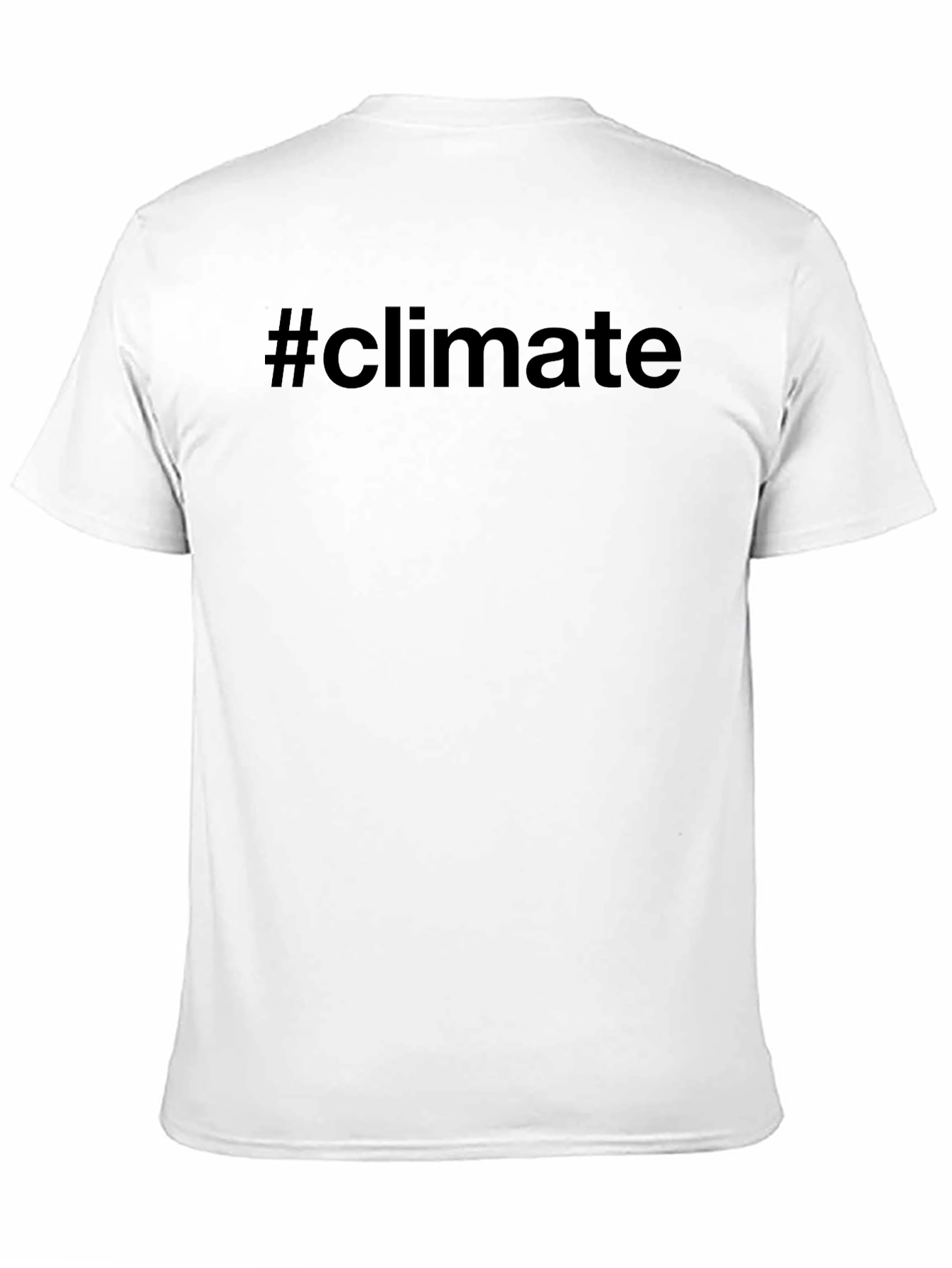 #climate Graphic T-Shirt - Environmental Awareness Tee