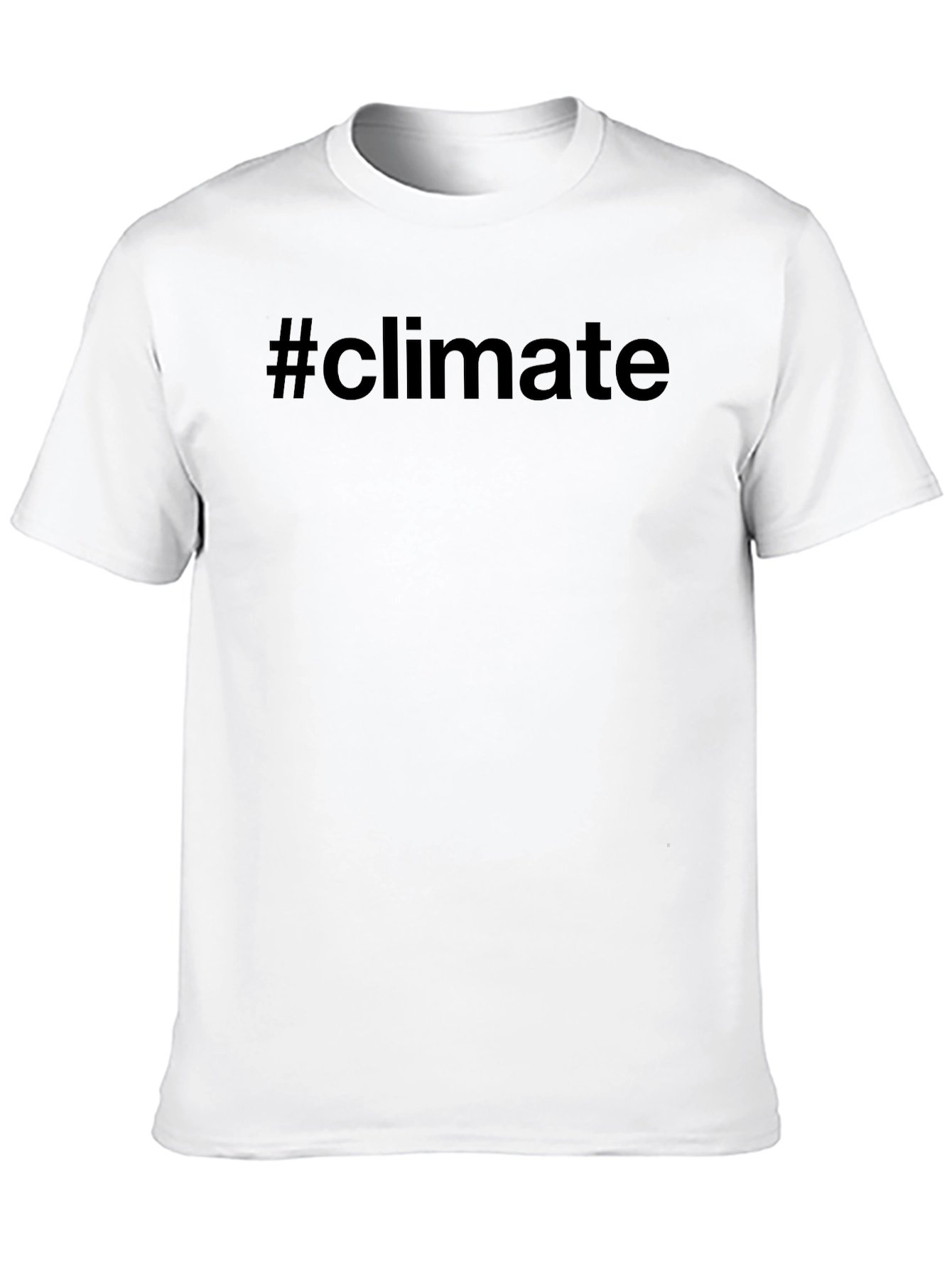 #climate Graphic T-Shirt - Environmental Awareness Tee