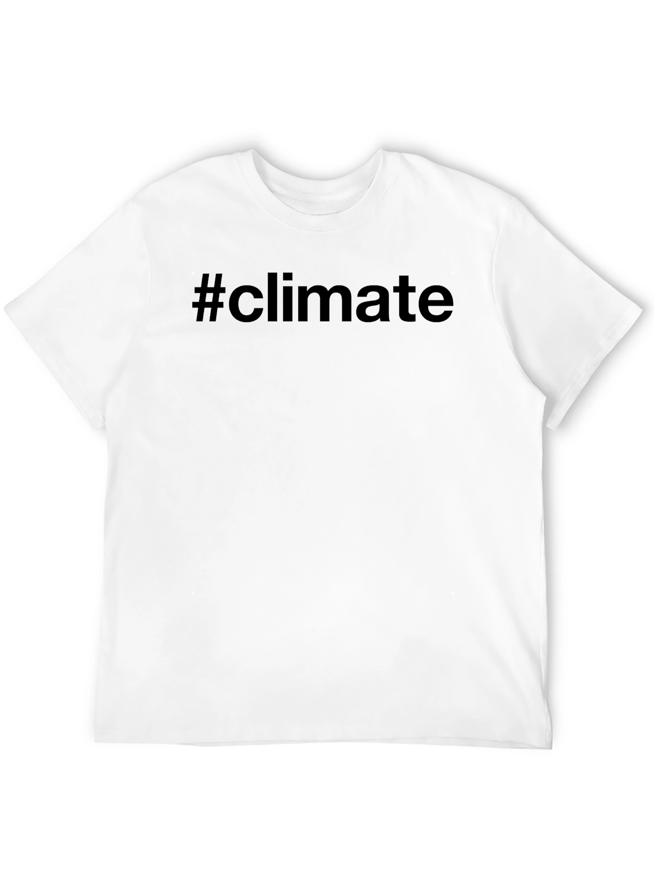 #climate Graphic T-Shirt - Environmental Awareness Tee