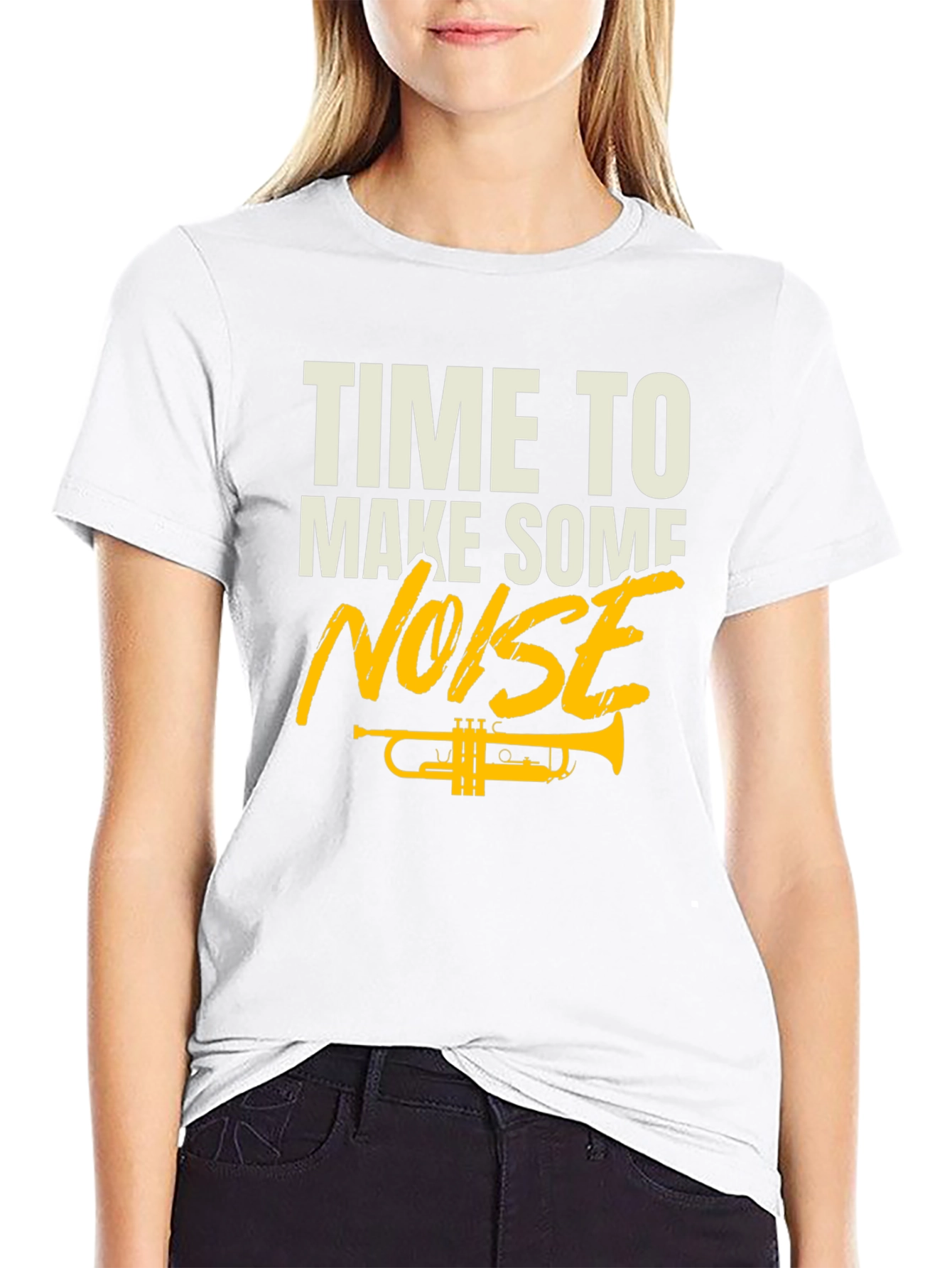 Time to Make Some Noise Trumpet Graphic Tee