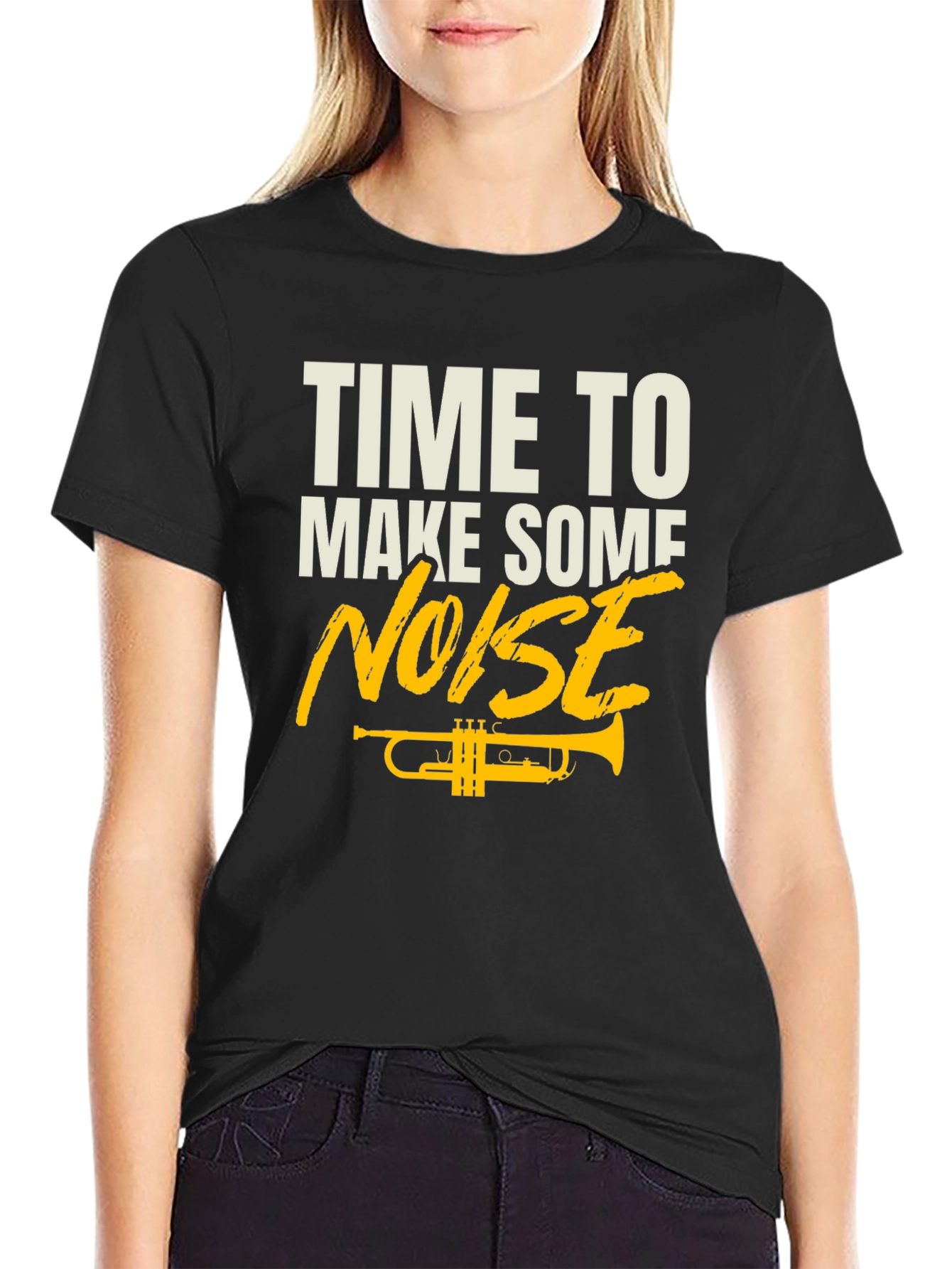 Time to Make Some Noise Trumpet Graphic Tee