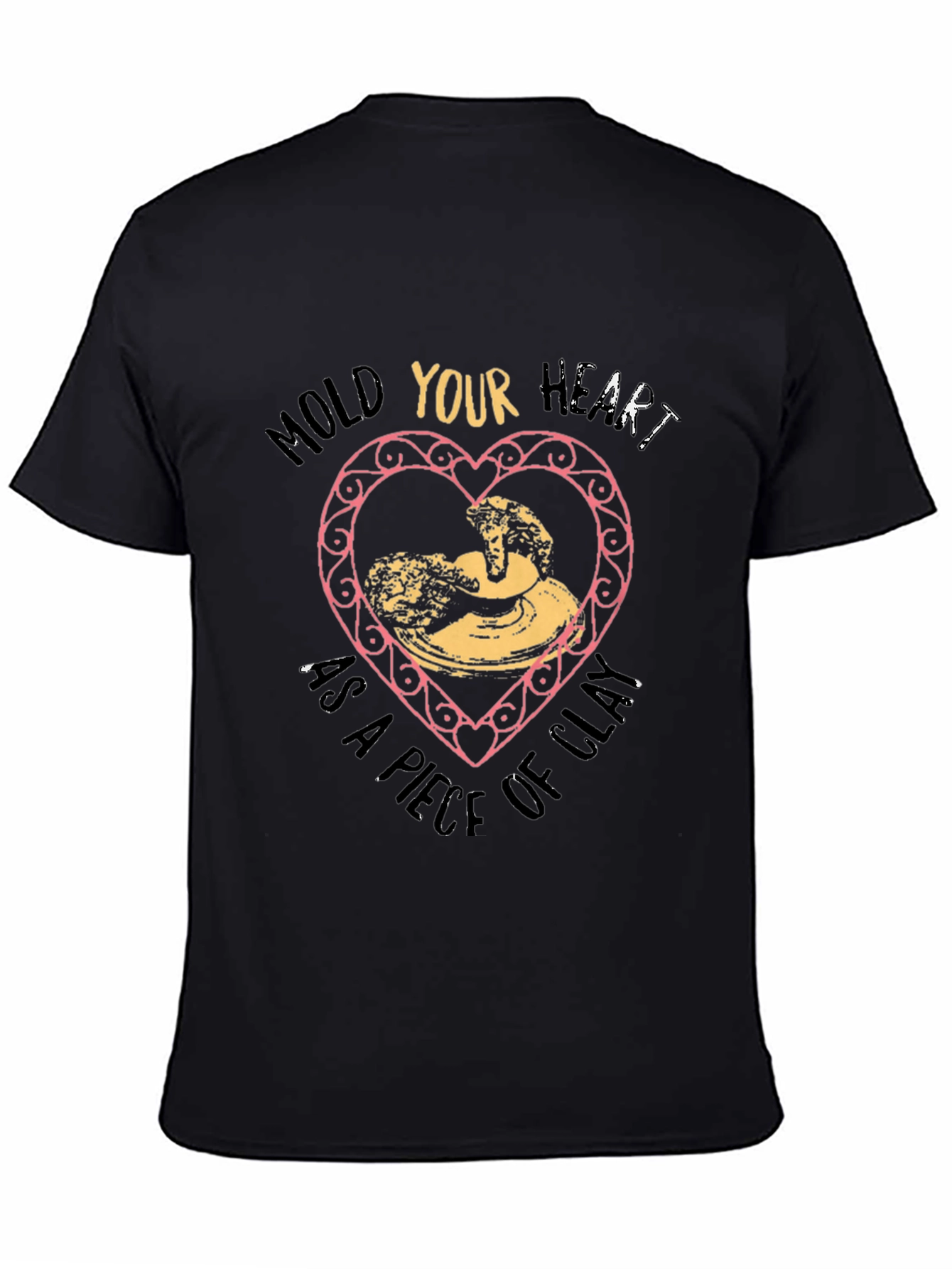 Artisan Pottery Heart T-Shirt - Mold Your Heart