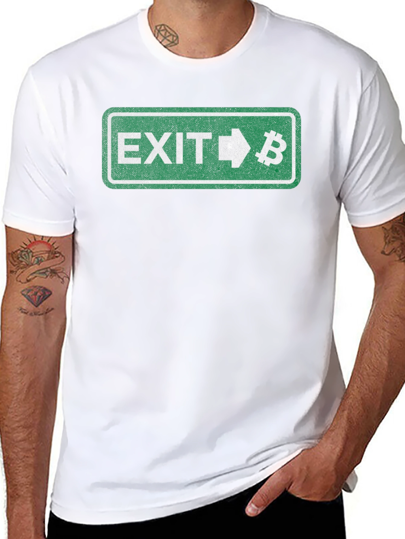 Bitcoin Exit T-Shirt Crypto Tee