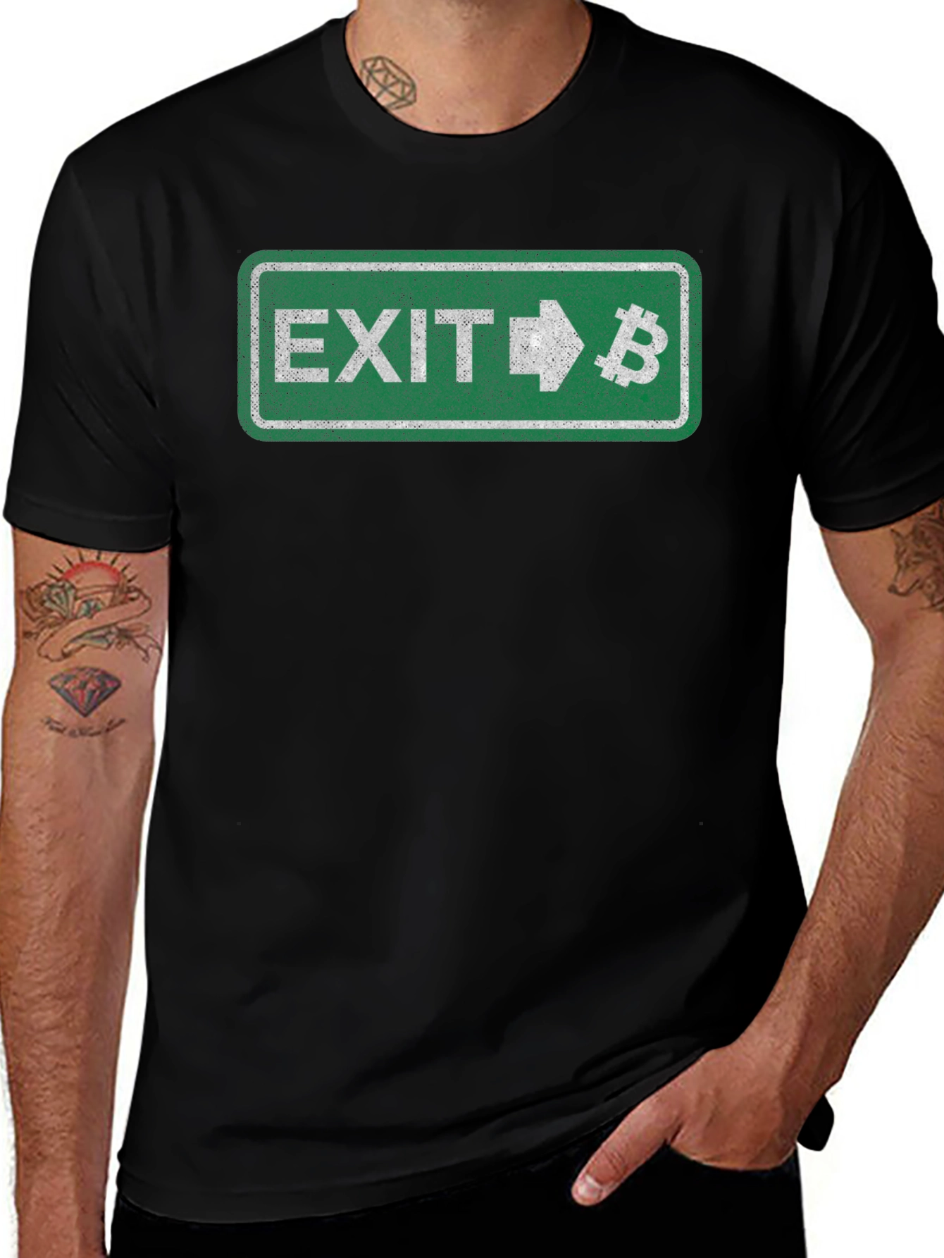 Bitcoin Exit T-Shirt Crypto Tee