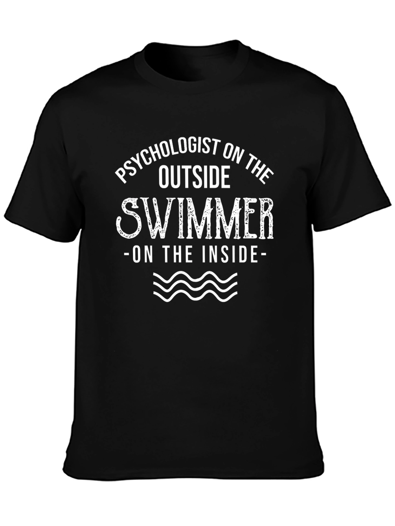 Psychologist Swimmer Graphic T-Shirt