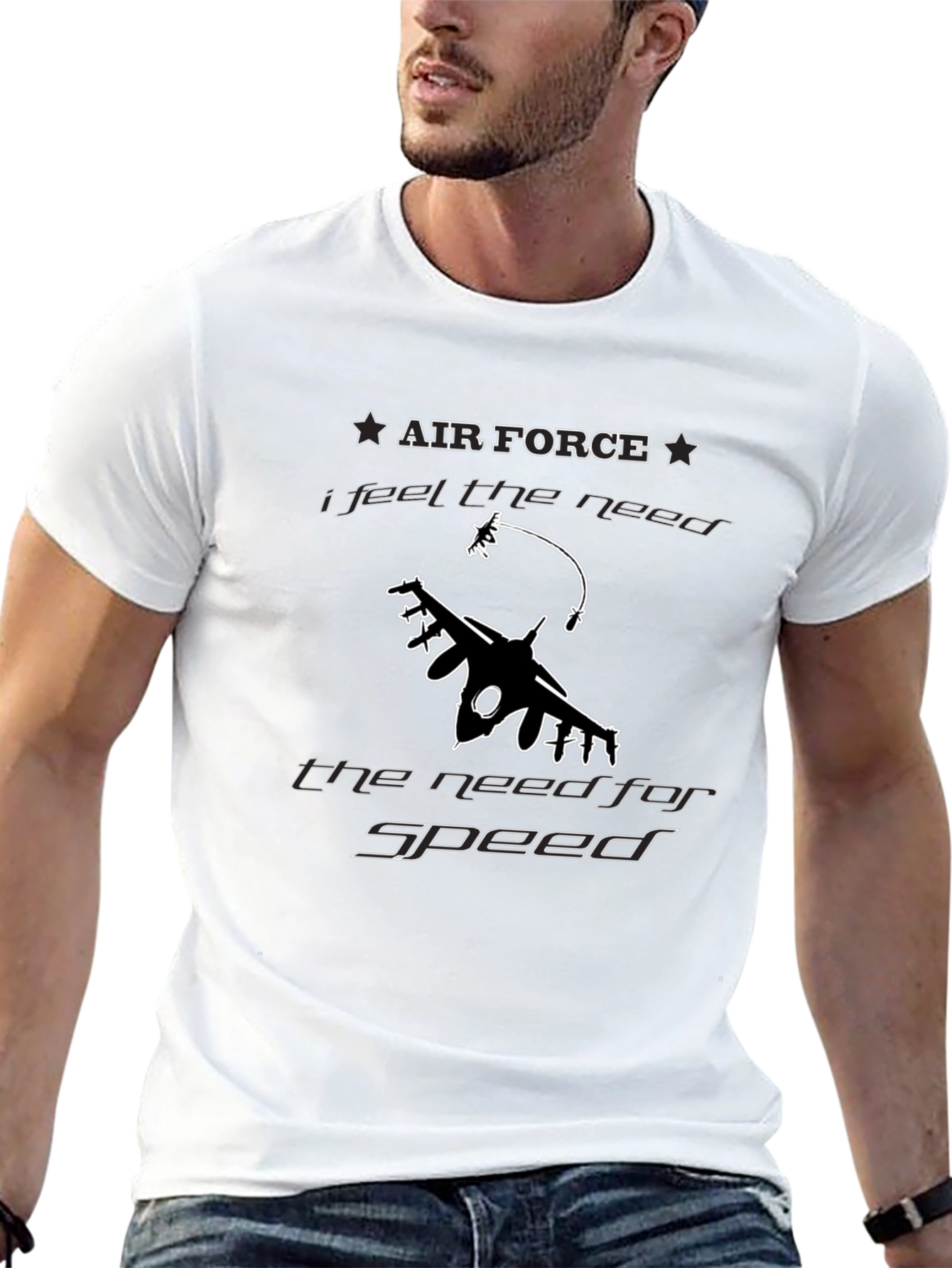 Air Force Need for Speed Black T-Shirt