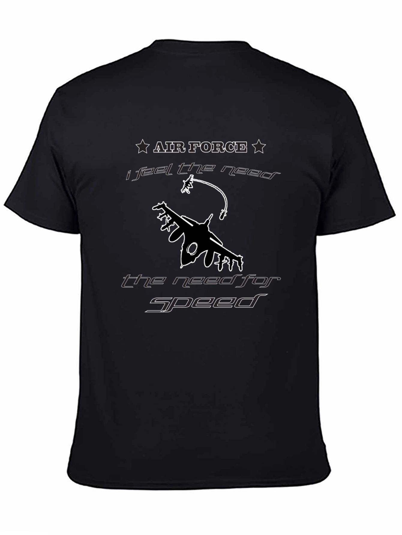 Air Force Need for Speed Black T-Shirt
