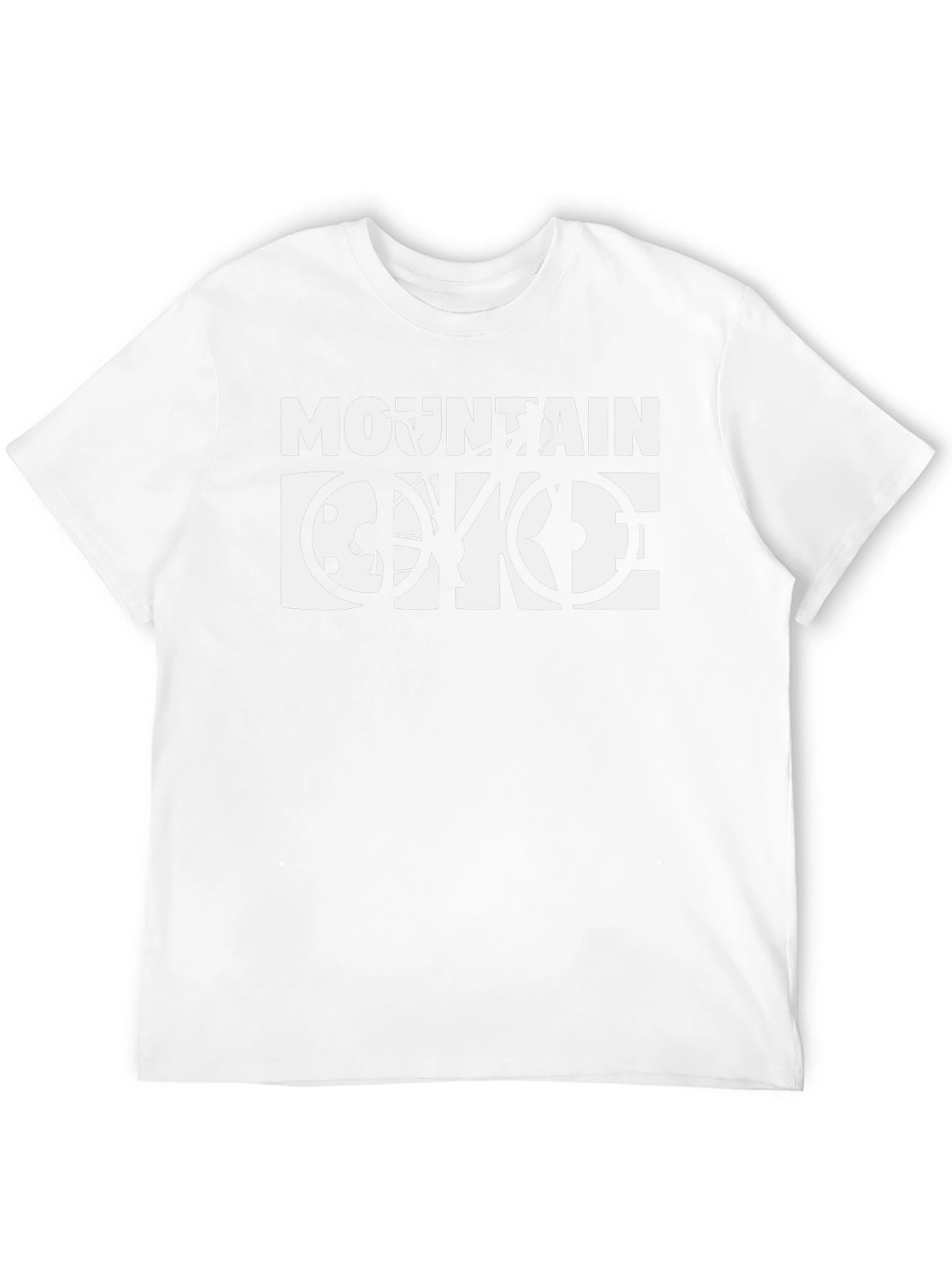 Mountain Bike Graphic Tee - Black Cotton Shirt