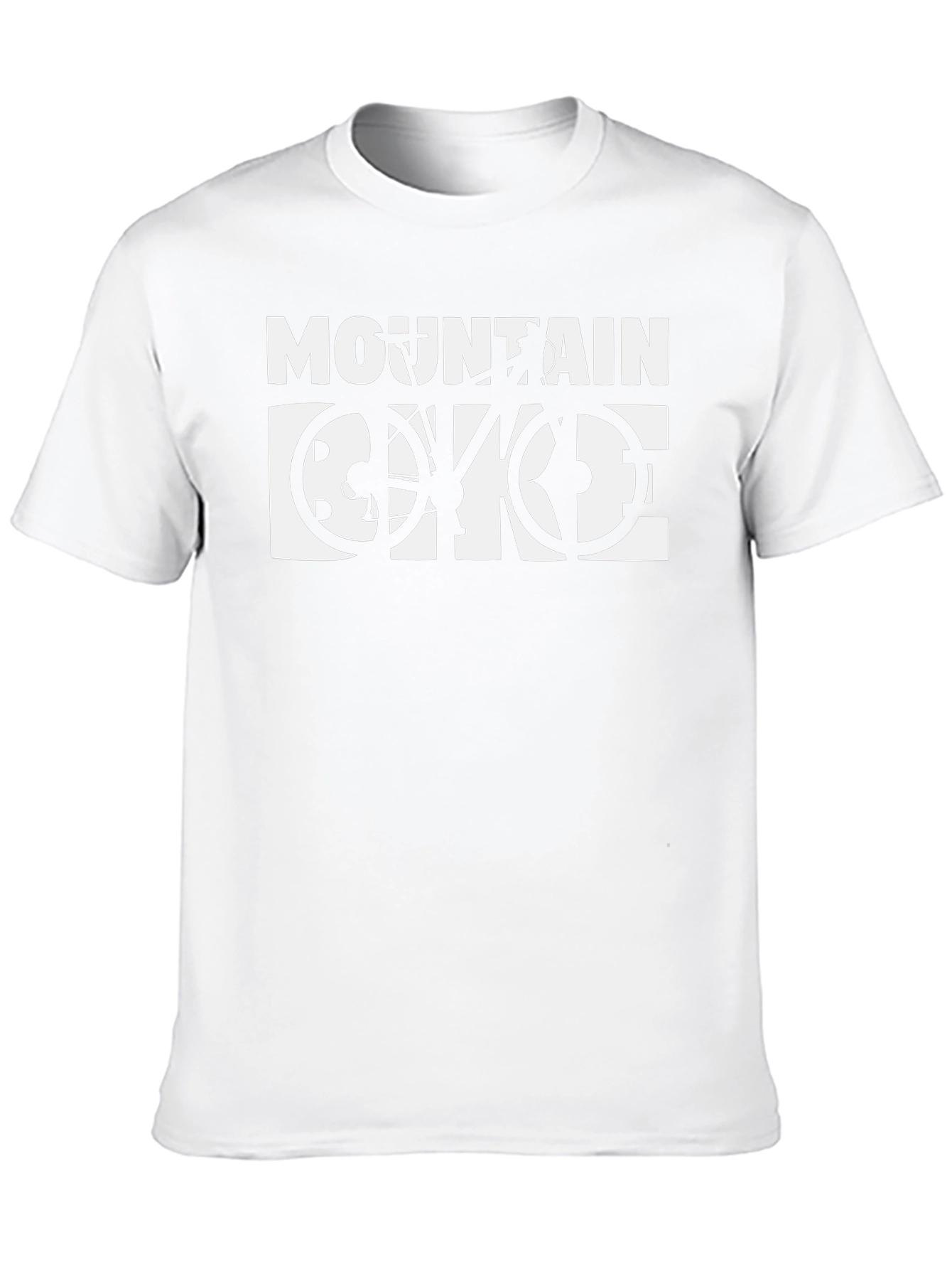 Mountain Bike Graphic Tee - Black Cotton Shirt