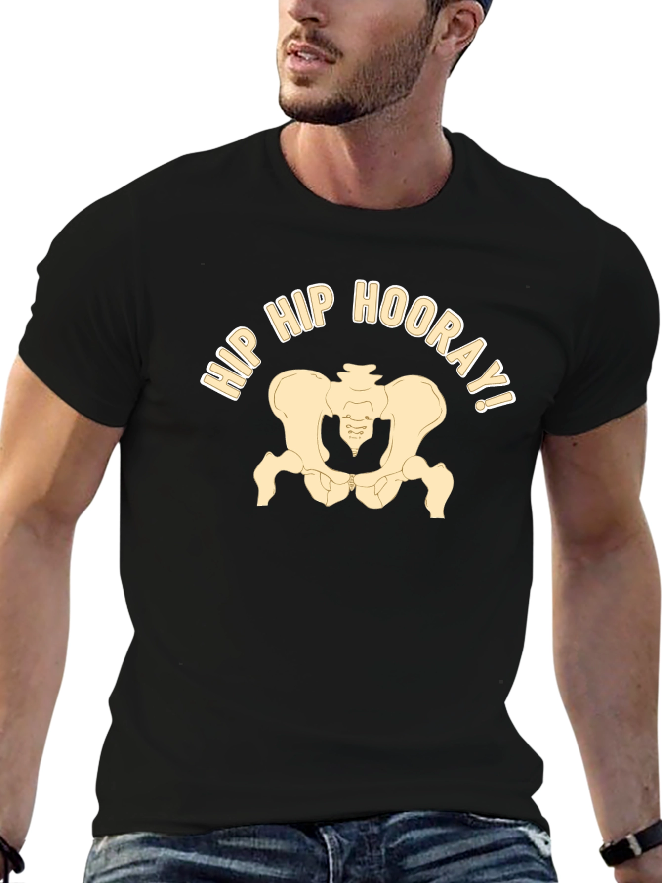 Hip Hip Hooray T-Shirt - Funny Anatomy Tee