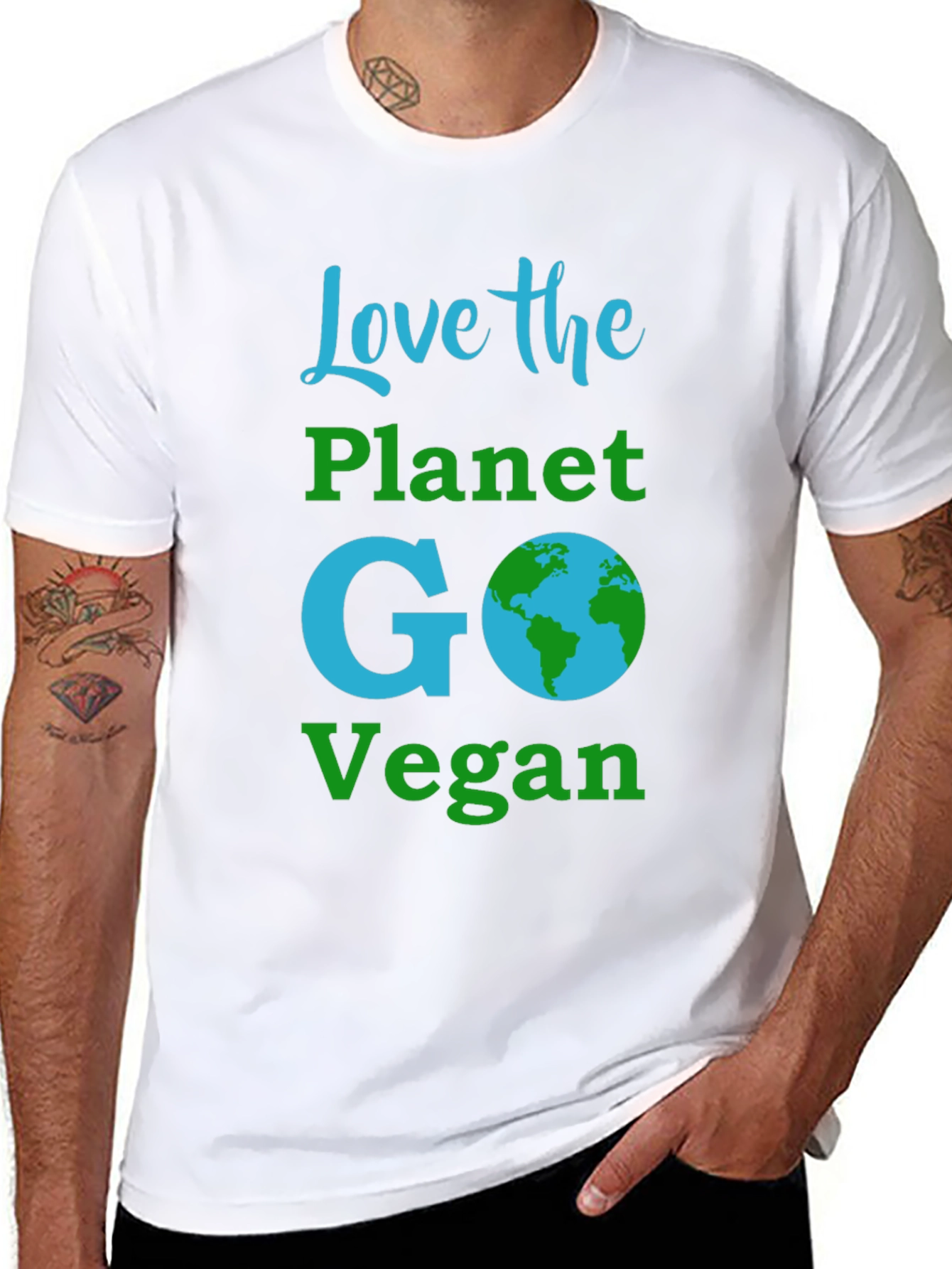 Love the Planet Go Vegan T-Shirt