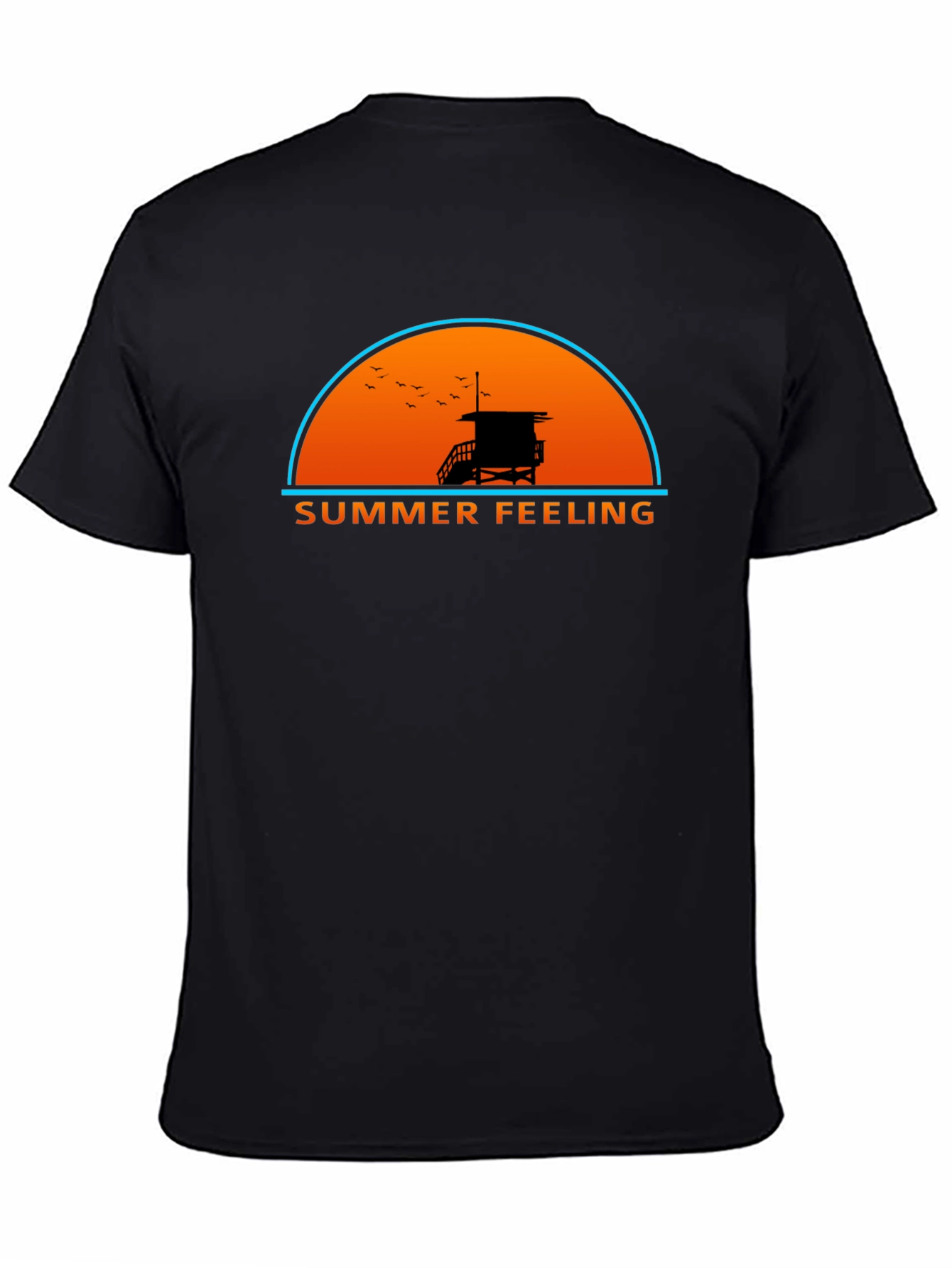 Summer Feeling Graphic T-Shirt - Beach Vibes Tee