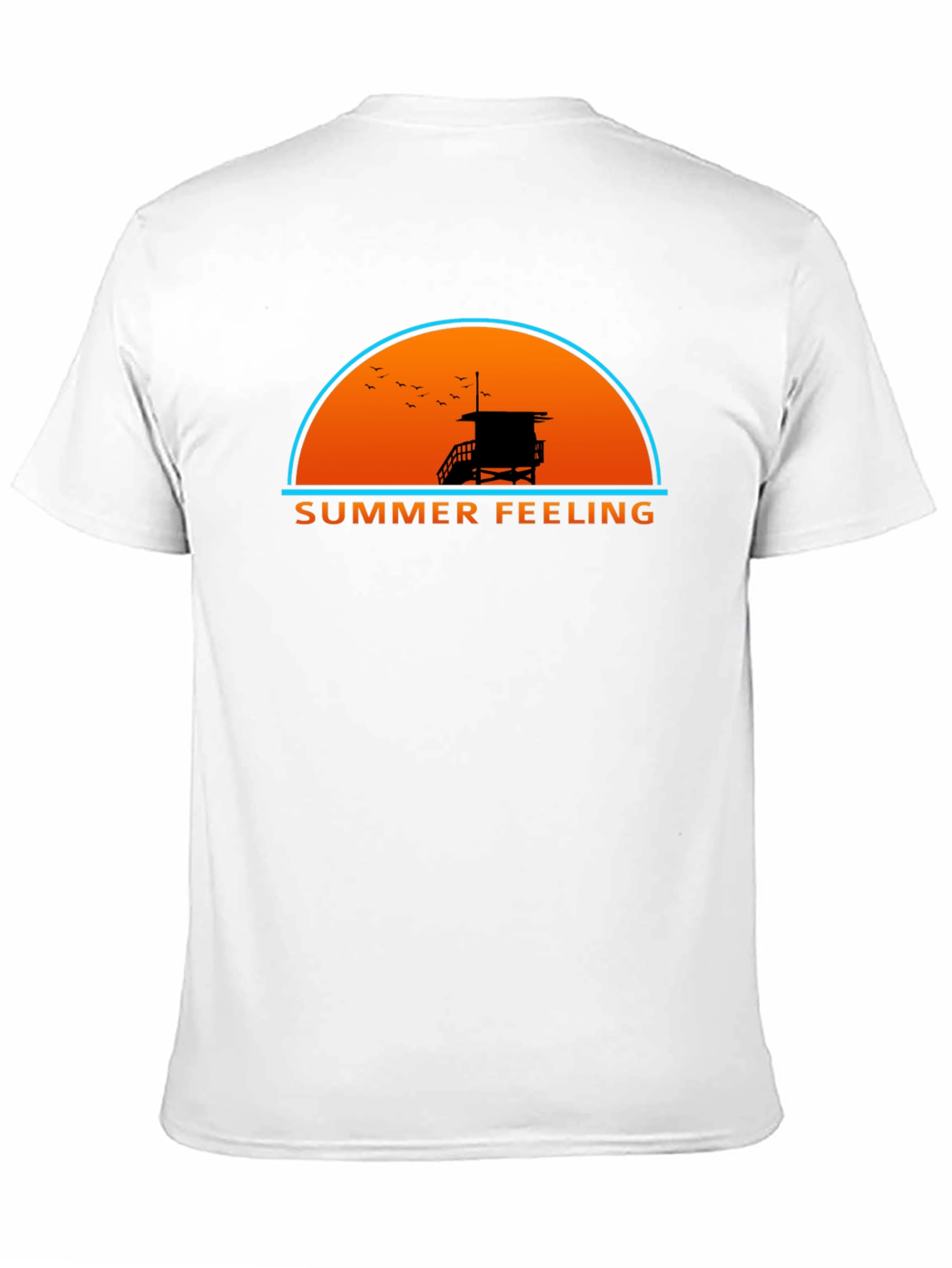 Summer Feeling Graphic T-Shirt - Beach Vibes Tee