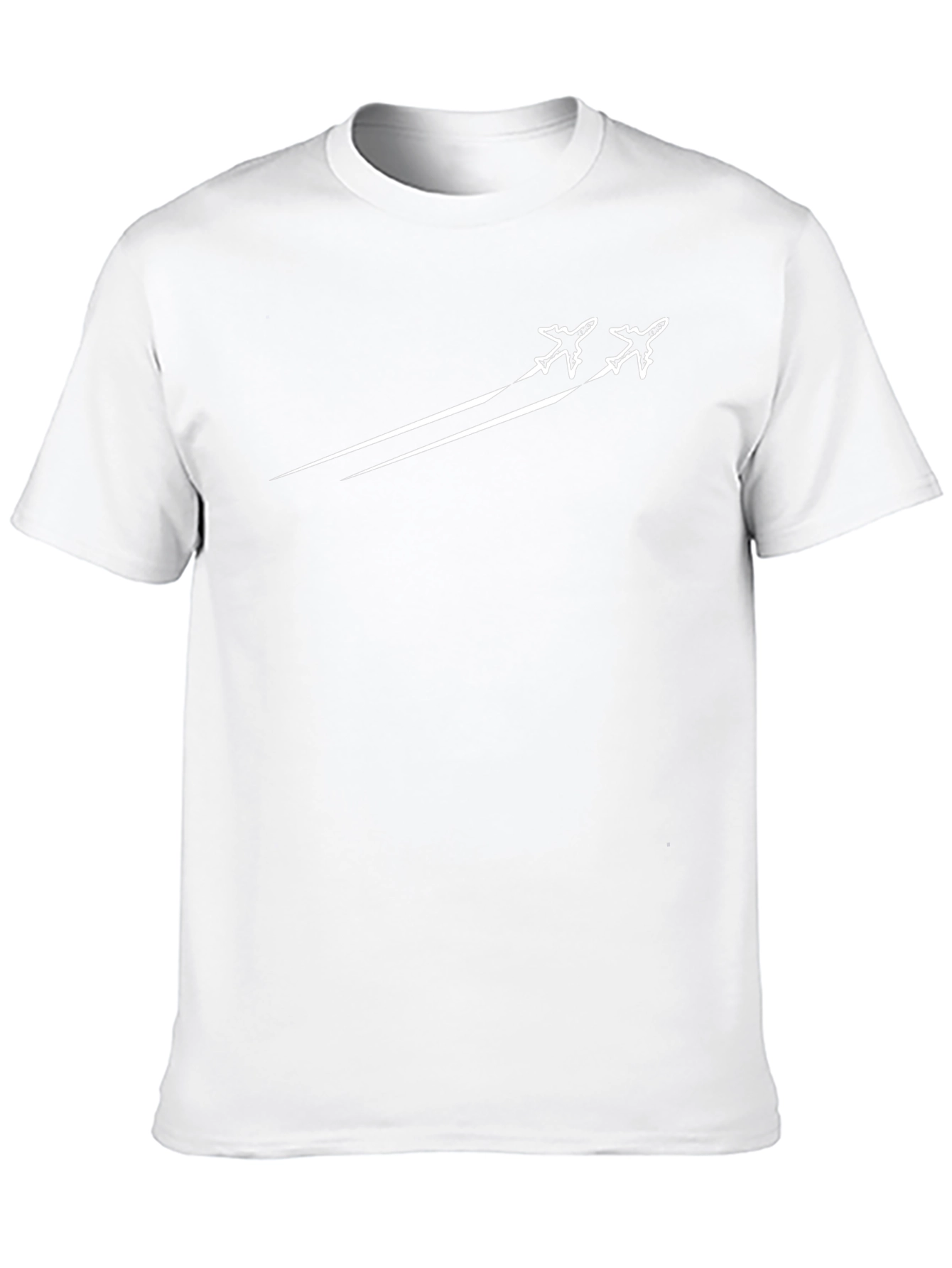 Jet Fighter Tee - Sleek Black Graphic T-Shirt