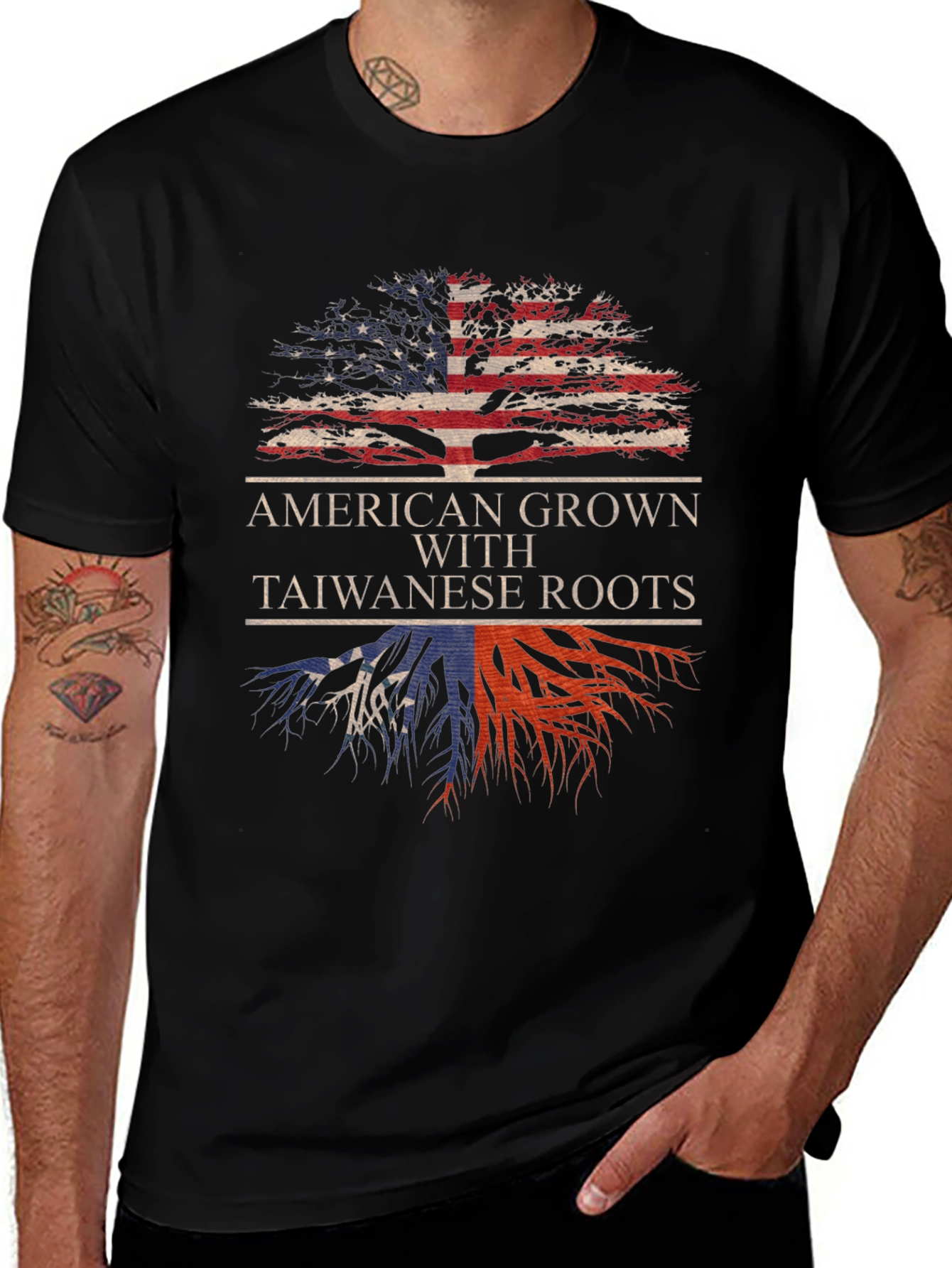 American Grown with Taiwanese Roots T-Shirt