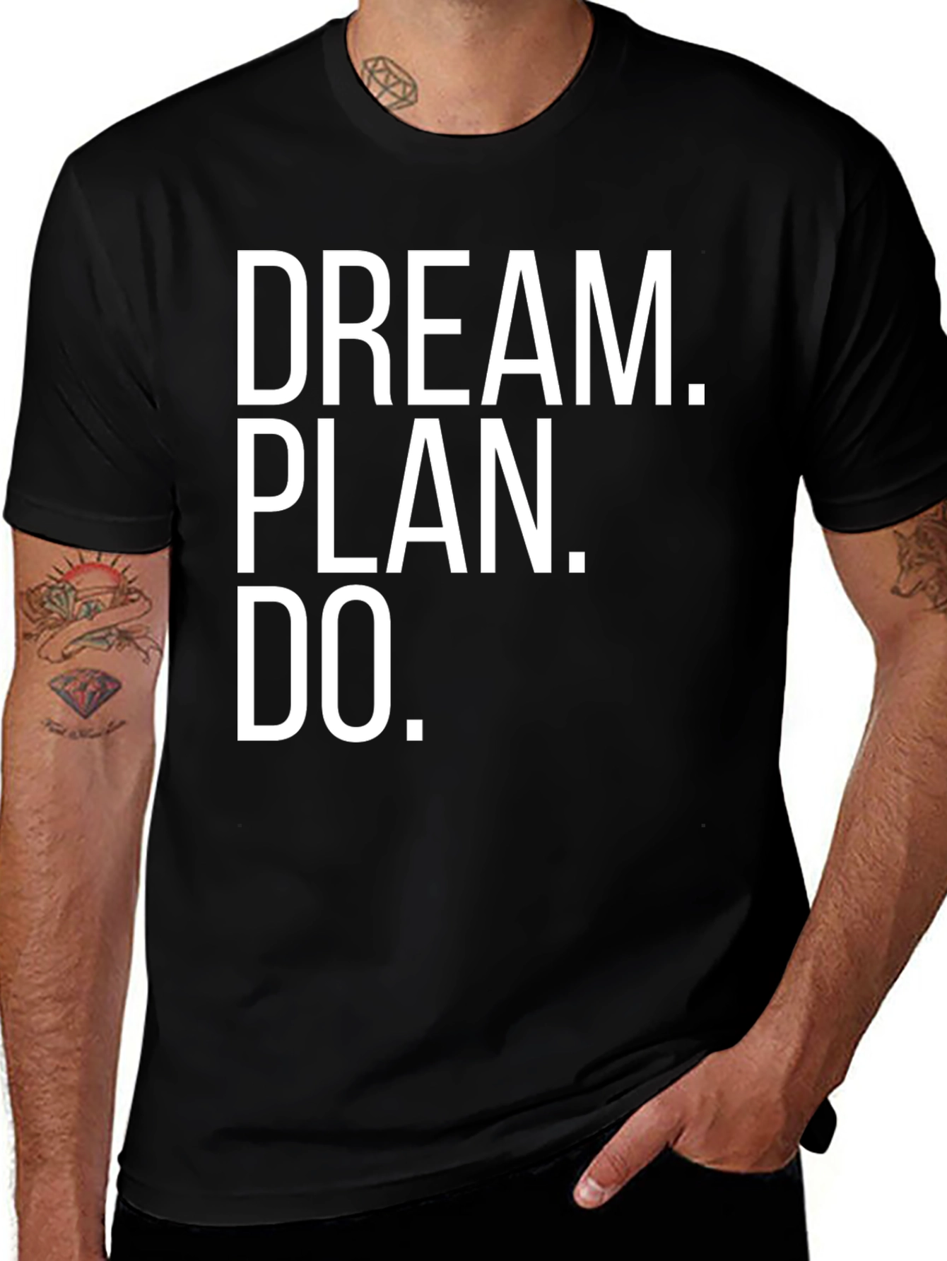 Dream Plan Do T-Shirt - Motivational Quote Tee