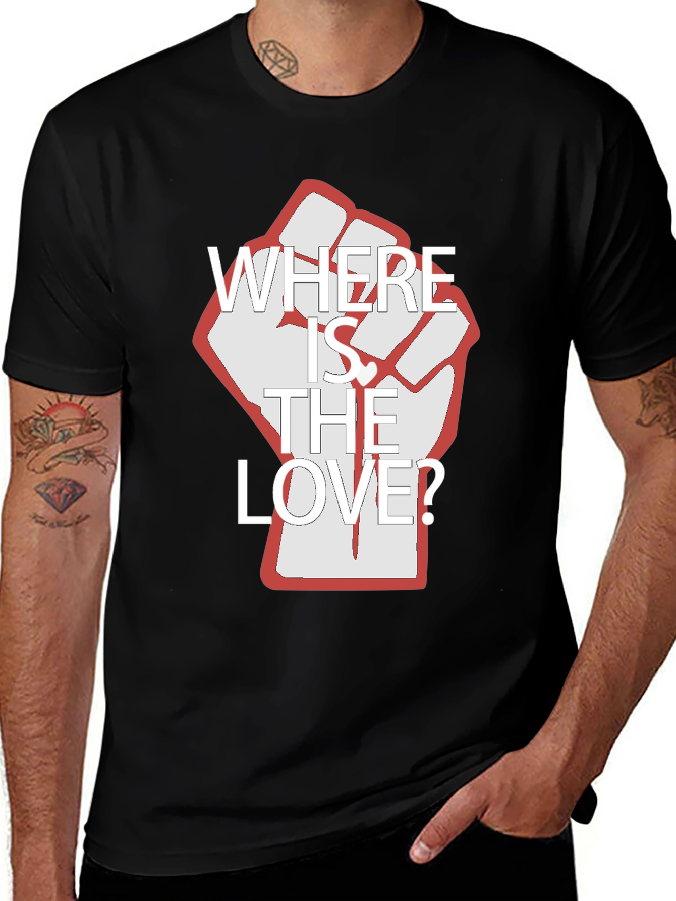 Where Is The Love Graphic Tee