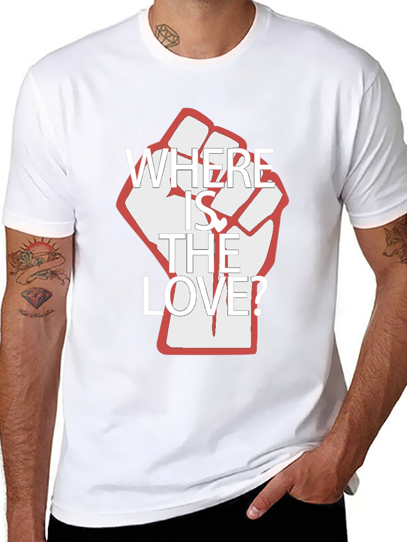 Where Is The Love Graphic Tee