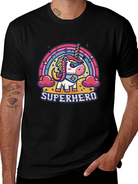 Superhero Unicorn Graphic Tee