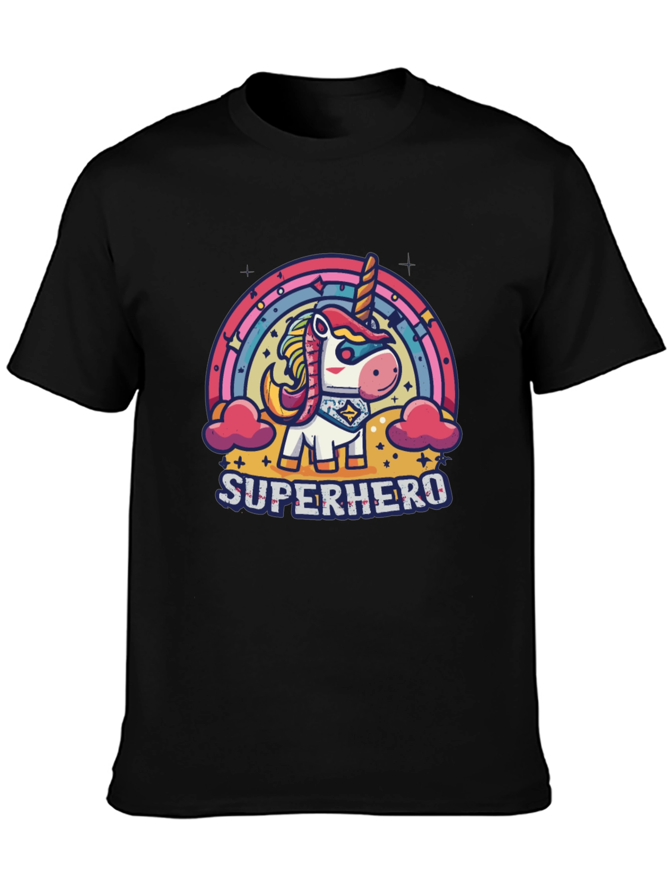 Superhero Unicorn Graphic Tee