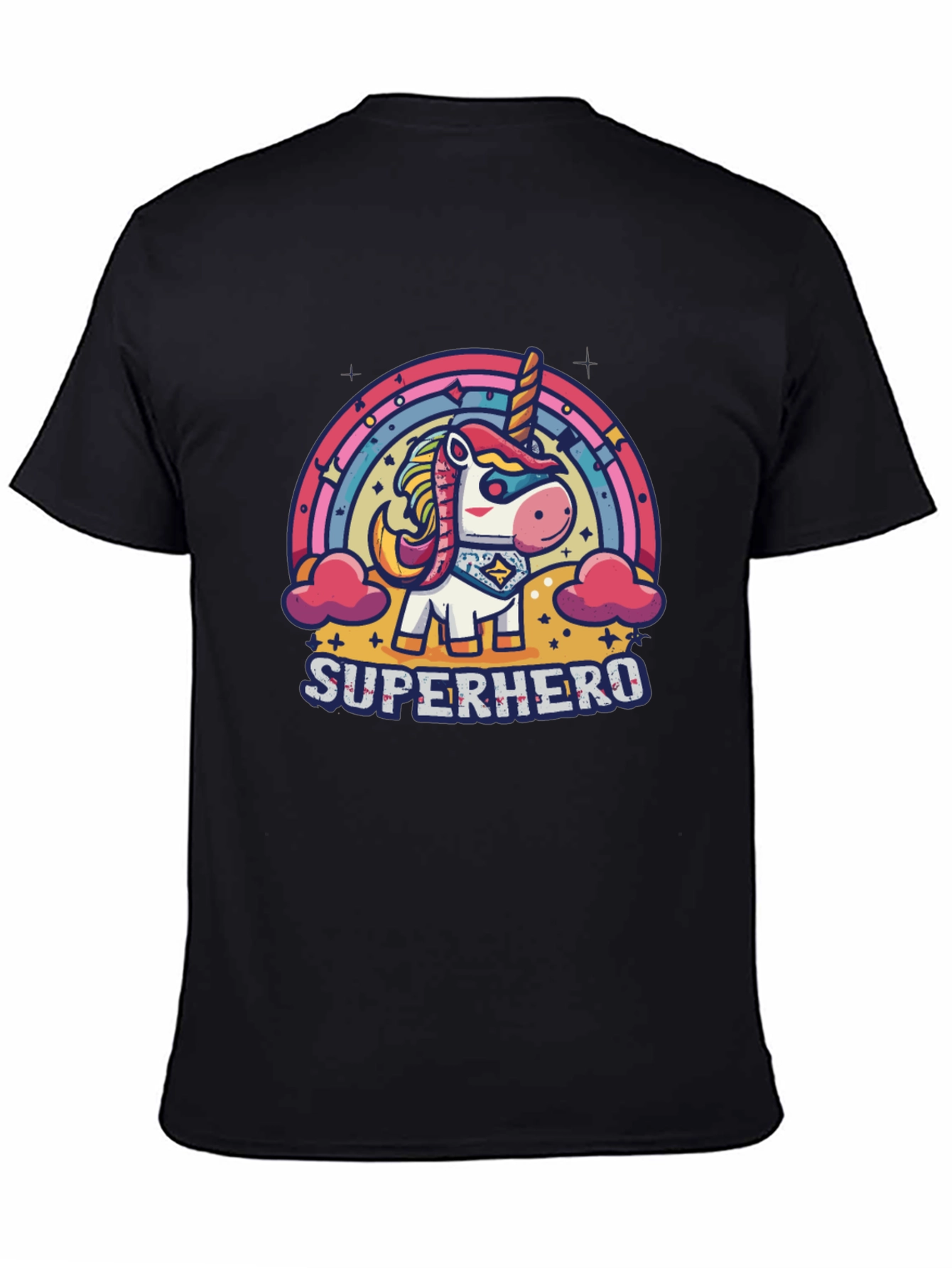 Superhero Unicorn Graphic Tee