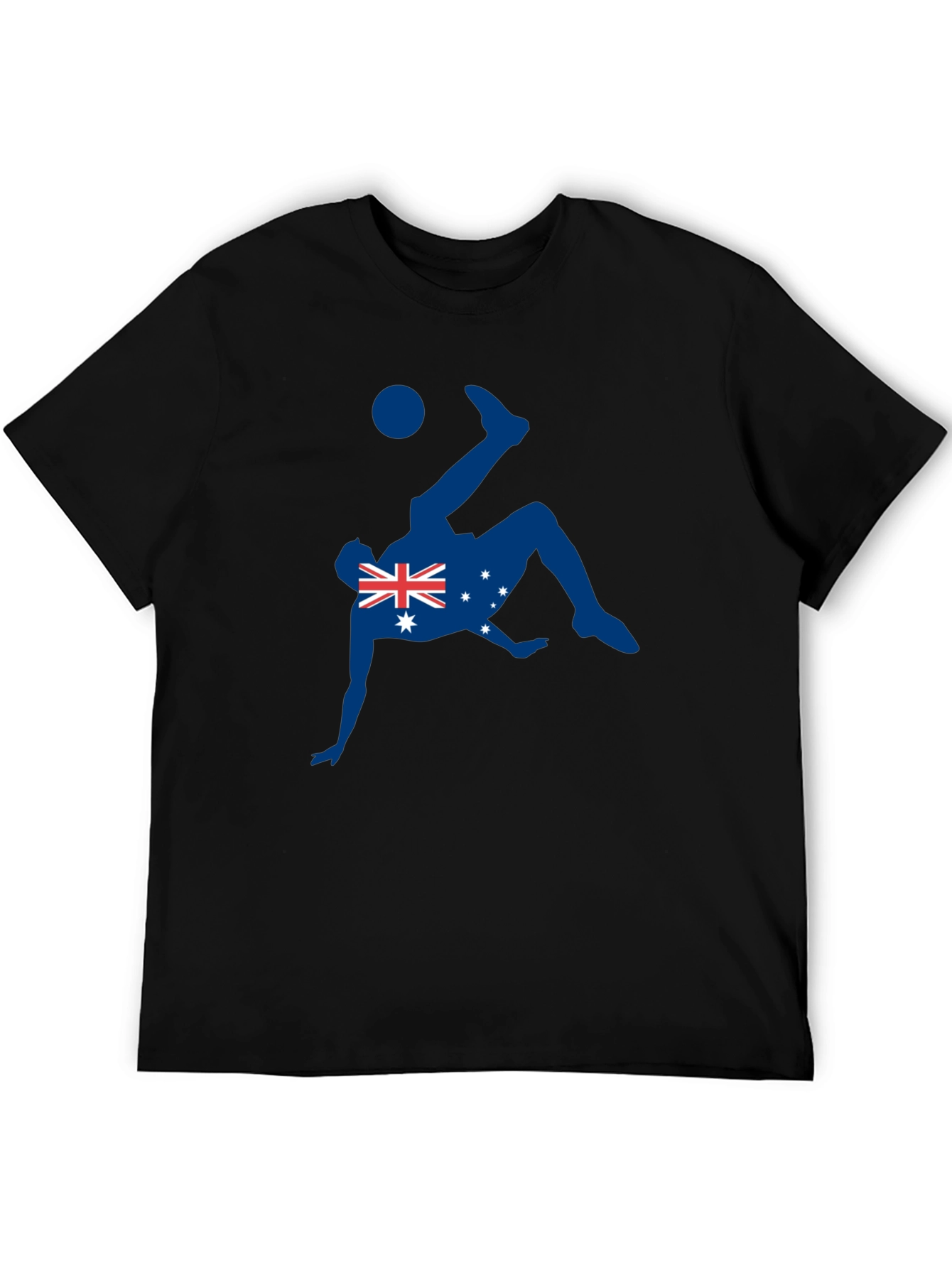Australia Soccer Flag Graphic T-Shirt