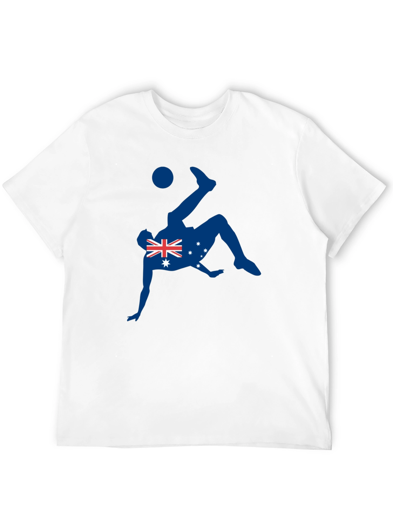 Australia Soccer Flag Graphic T-Shirt