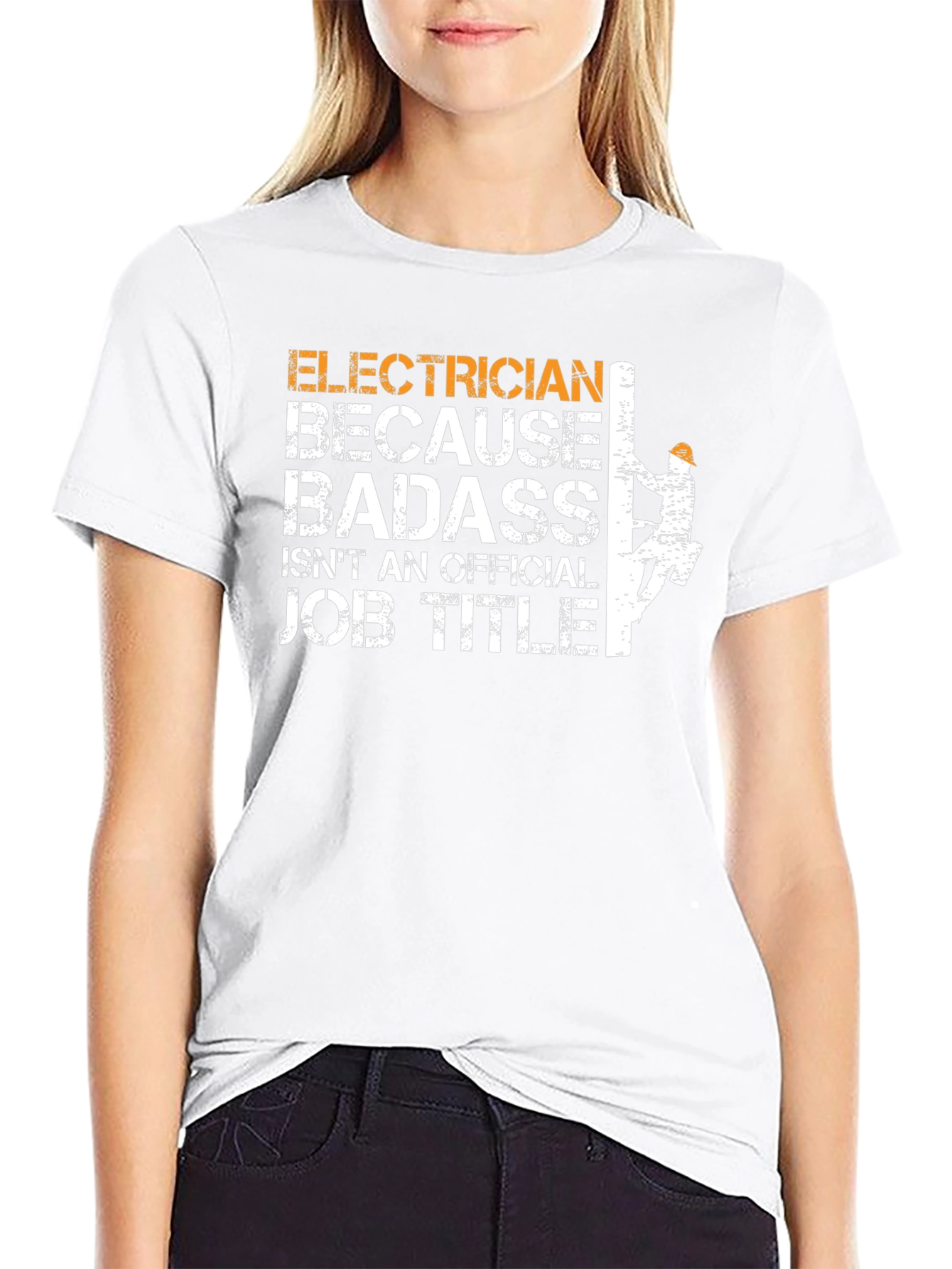 Electrician Badass Job Title T-Shirt