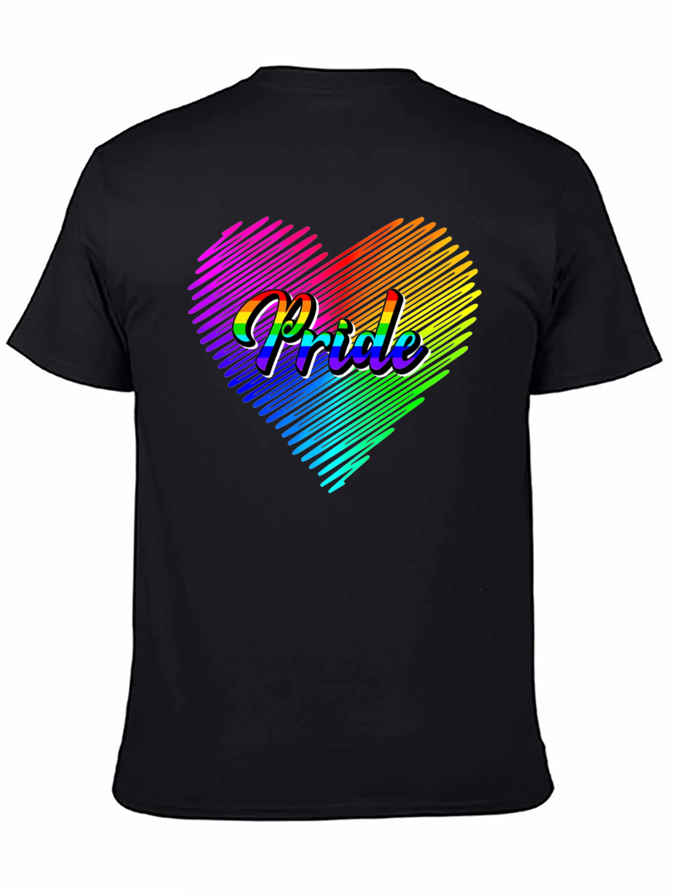 Pride Heart Graphic Tee - LGBTQ+ T-Shirt
