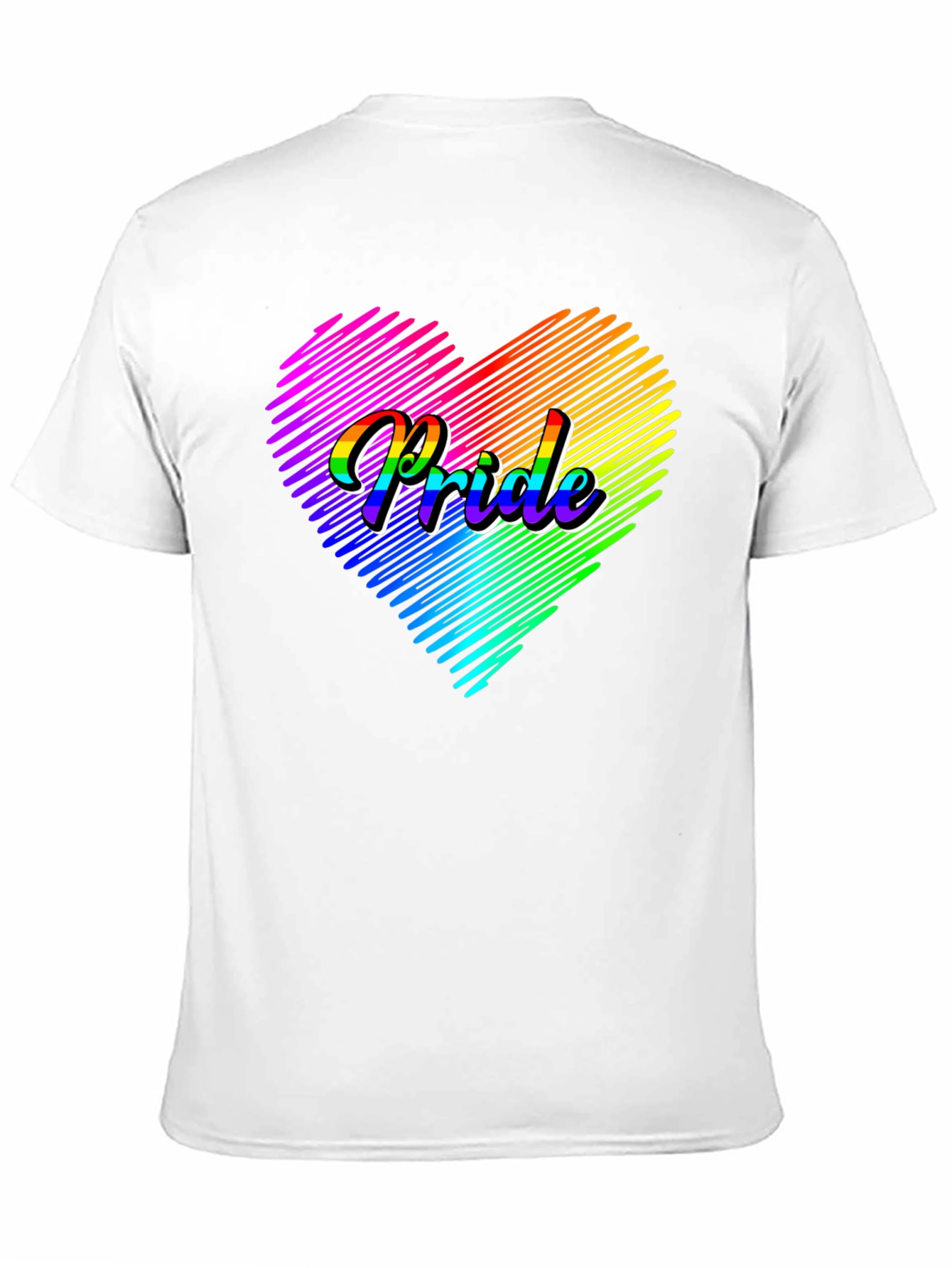 Pride Heart Graphic Tee - LGBTQ+ T-Shirt