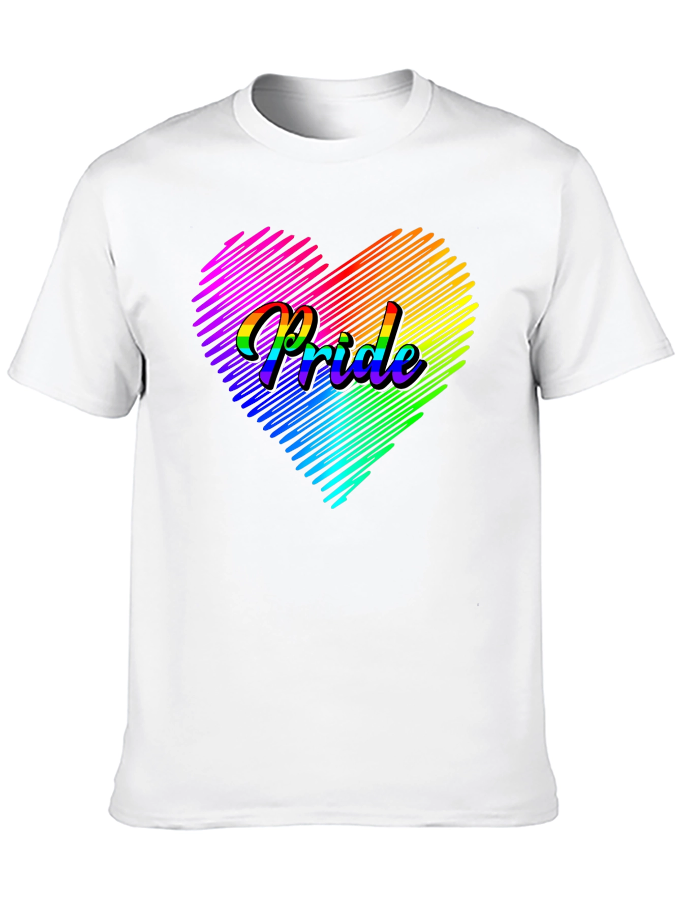 Pride Heart Graphic Tee - LGBTQ+ T-Shirt