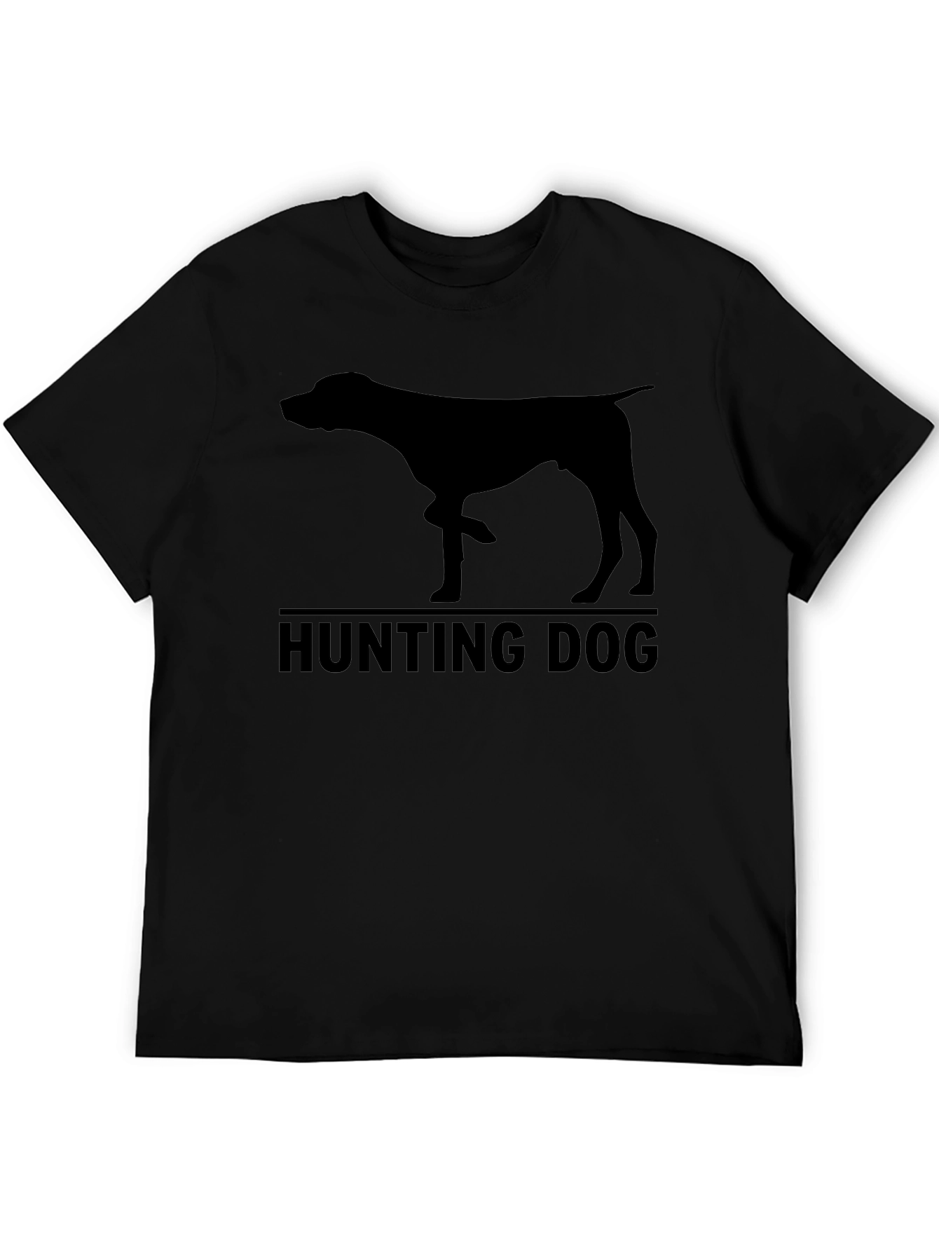 Hunting Dog Silhouette Graphic T-Shirt