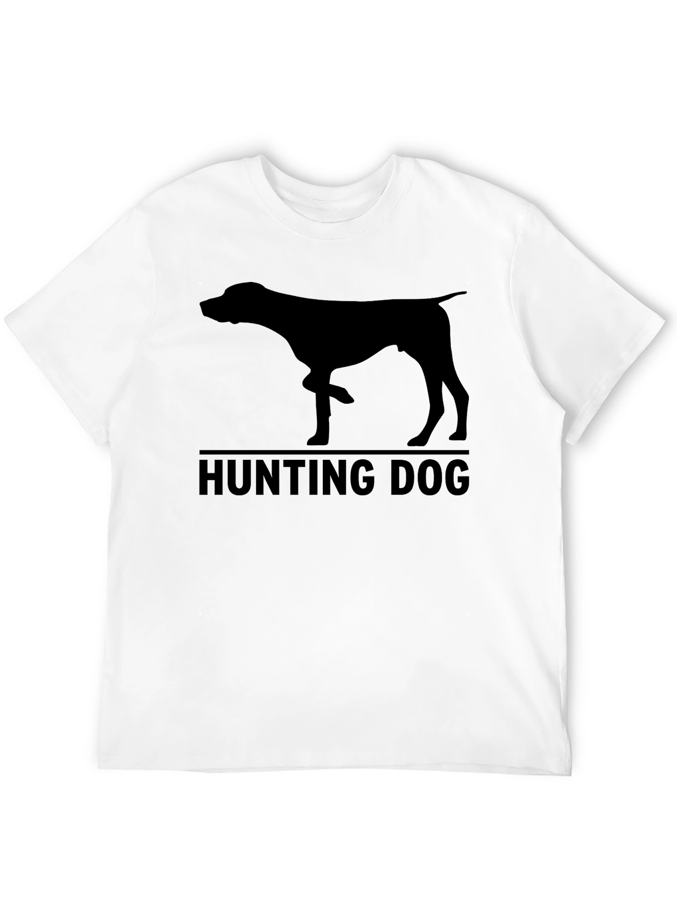 Hunting Dog Silhouette Graphic T-Shirt