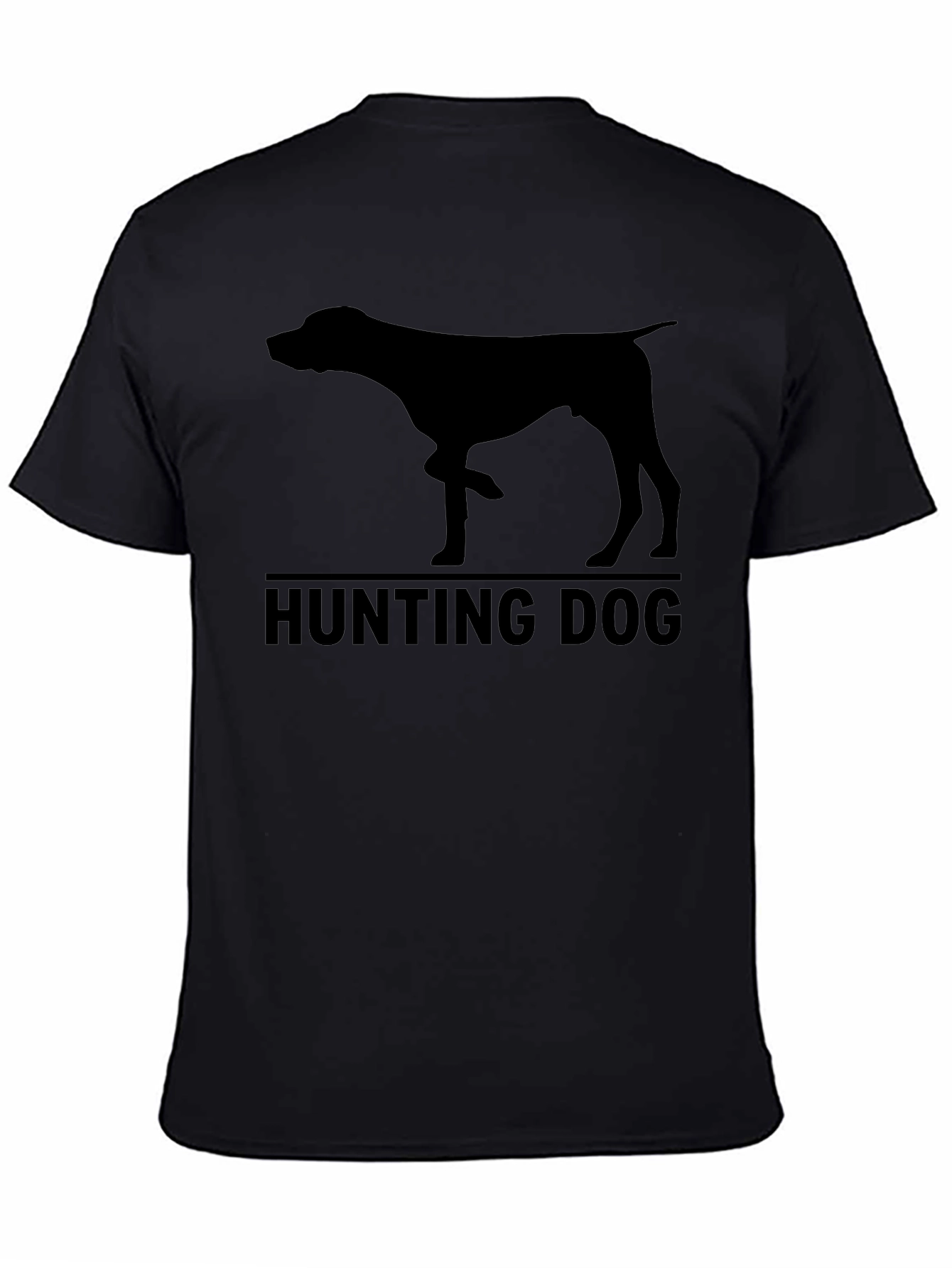 Hunting Dog Silhouette Graphic T-Shirt