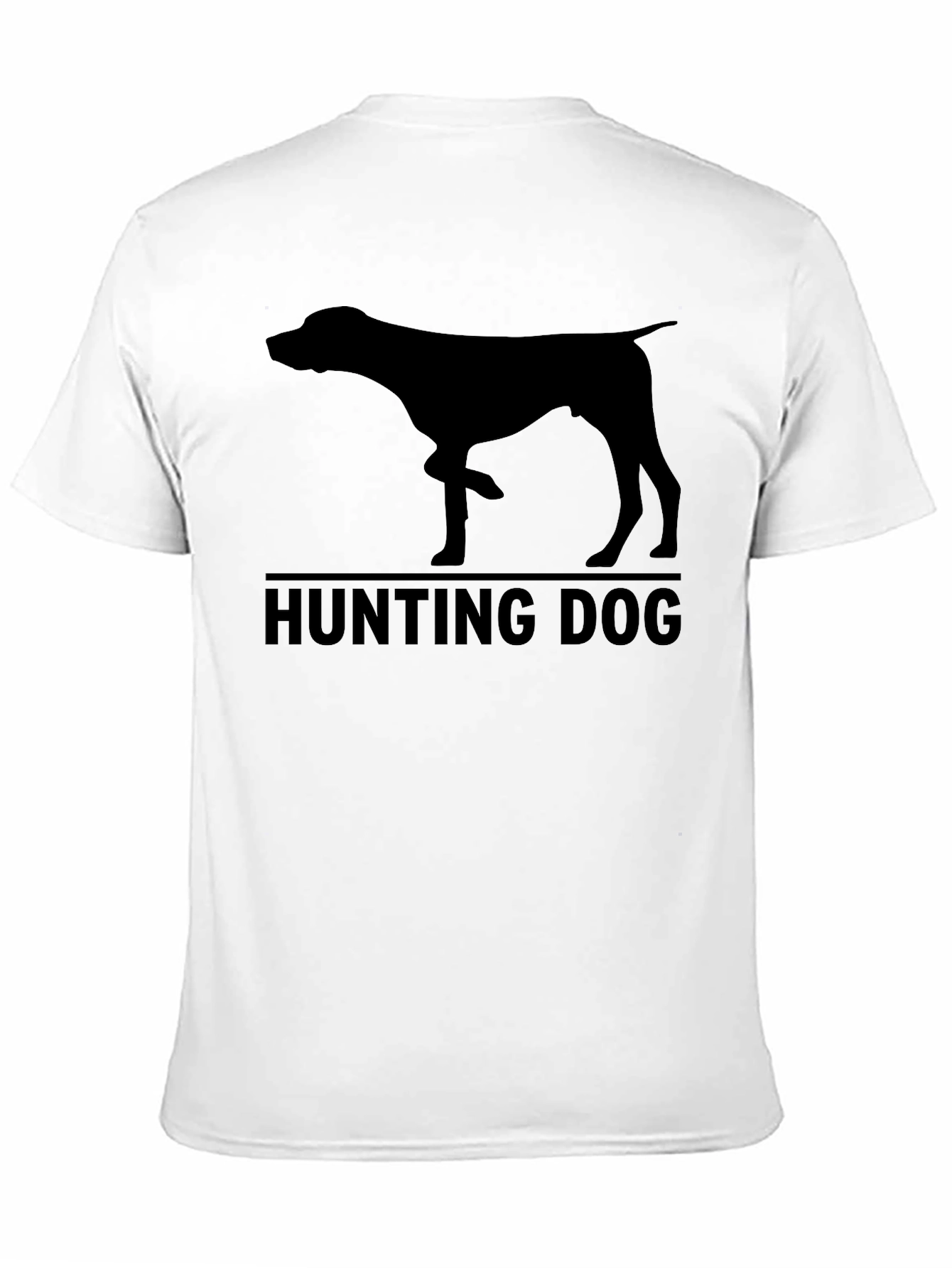 Hunting Dog Silhouette Graphic T-Shirt