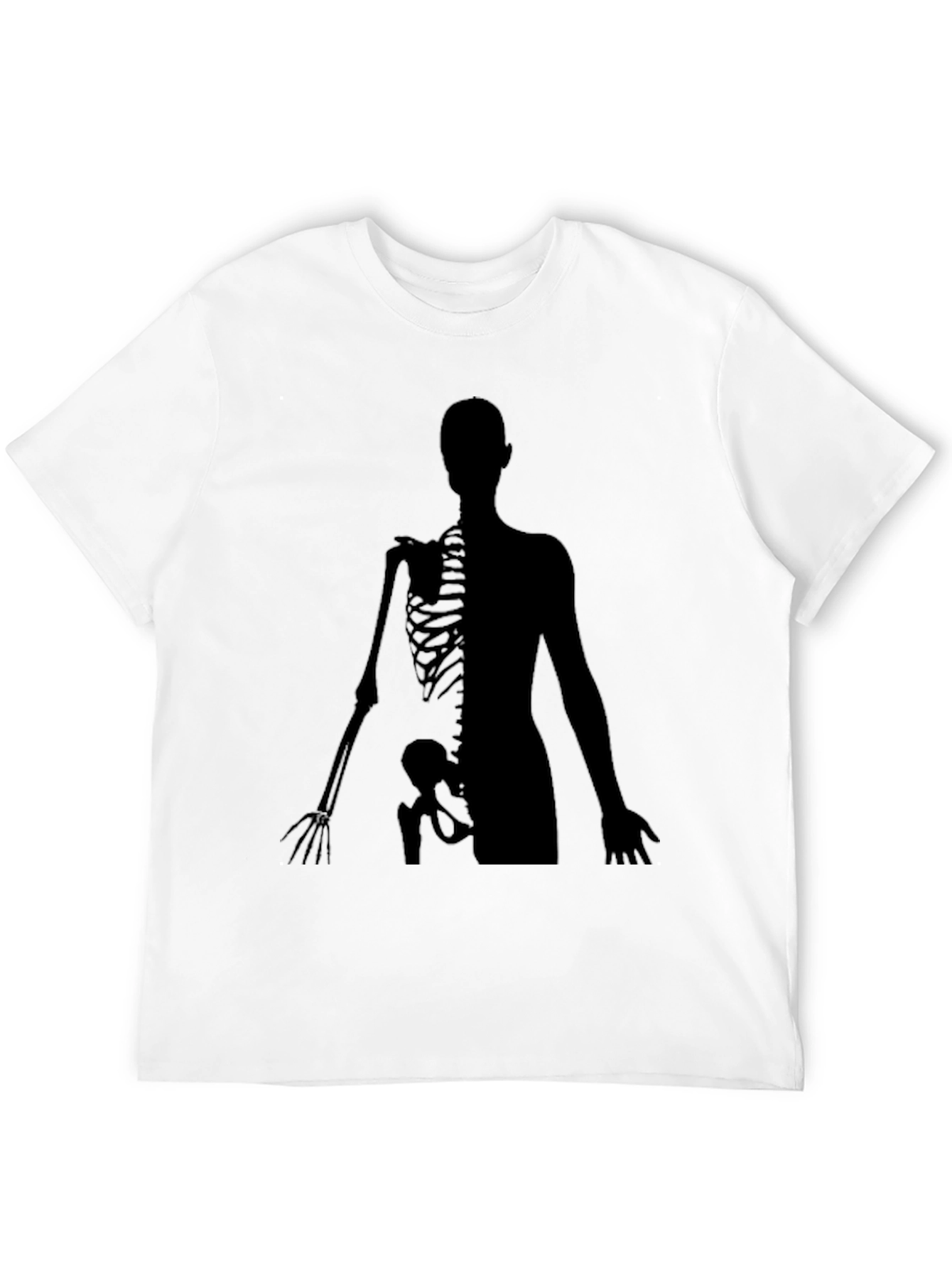 Anatomy Skeleton Graphic Tee - Mens Black T-Shirt