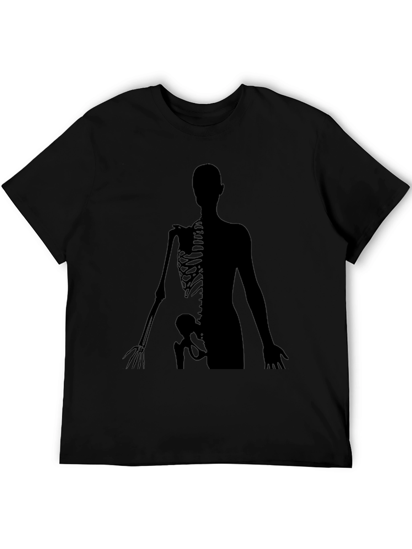 Anatomy Skeleton Graphic Tee - Mens Black T-Shirt
