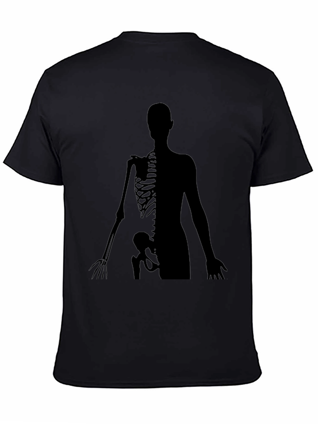 Anatomy Skeleton Graphic Tee - Mens Black T-Shirt