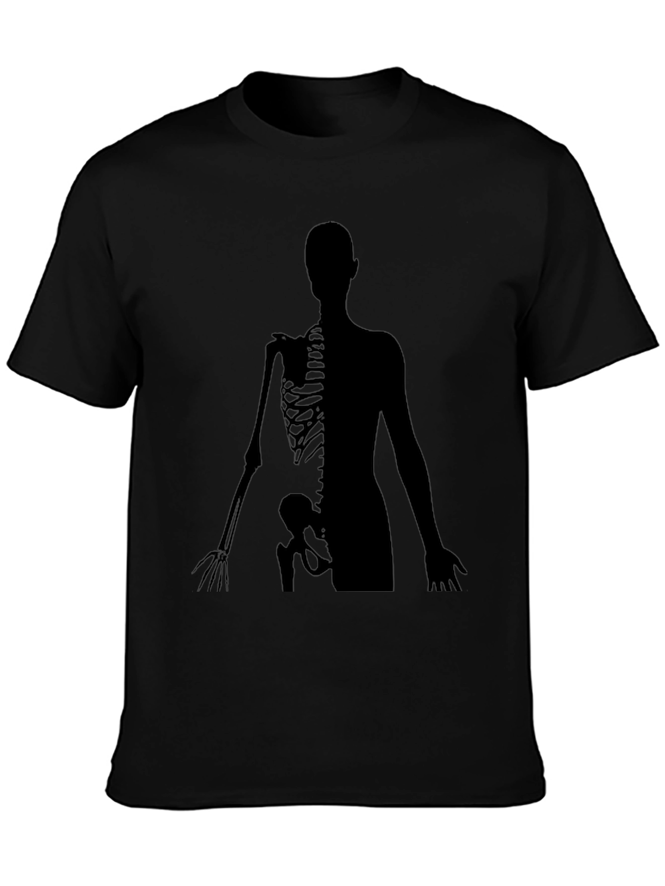 Anatomy Skeleton Graphic Tee - Mens Black T-Shirt